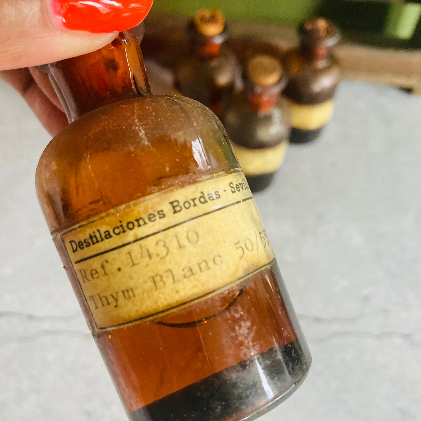 Vintage Apothecary Medicine Essential Oil Bottle | Display Props