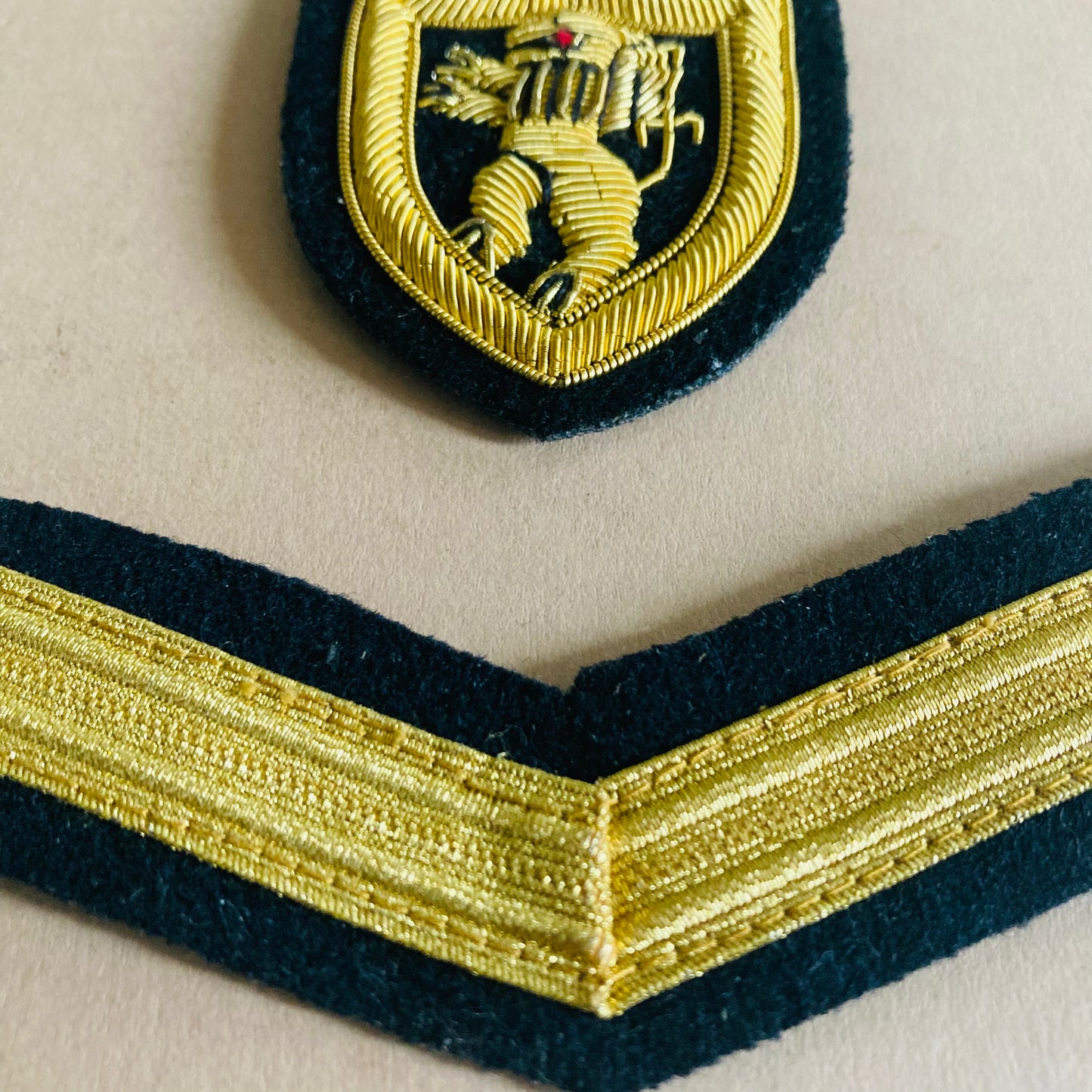 Vintage Royal Military Textiles Badges