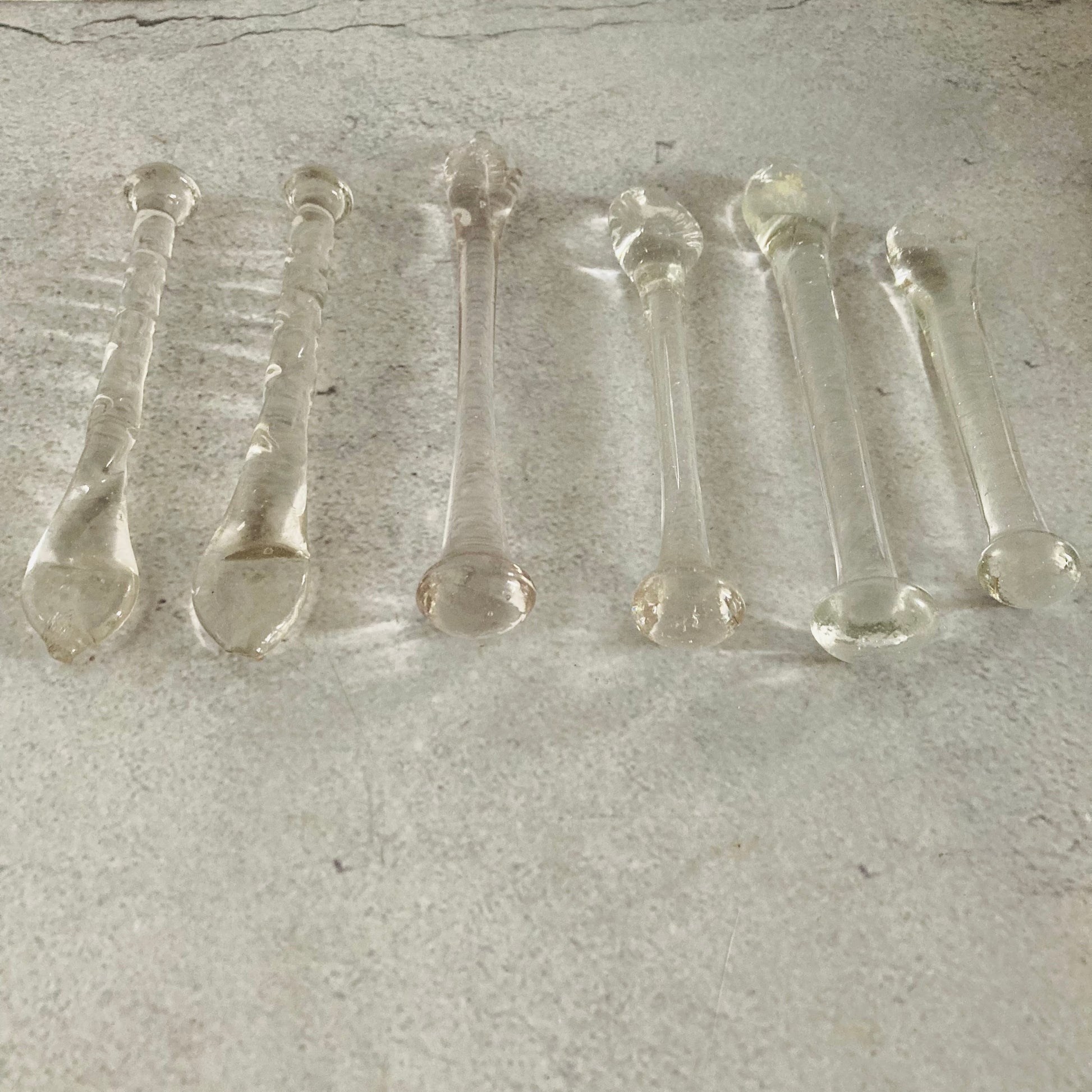 Antique Glass Sugar Crusher | Cocktail Muddler