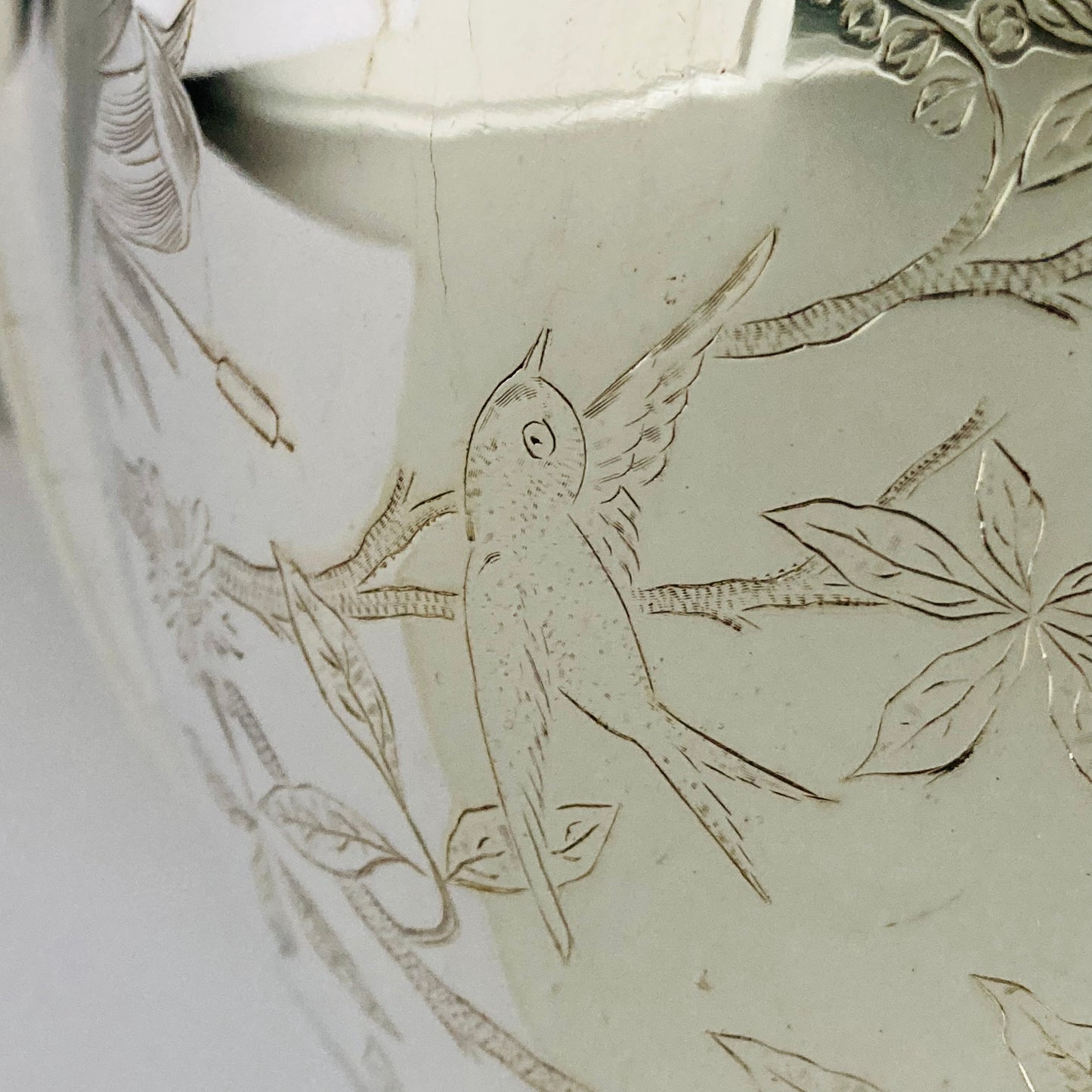 Antique Silver Walker and Hall Decorated Cloche Food Cover | Dome