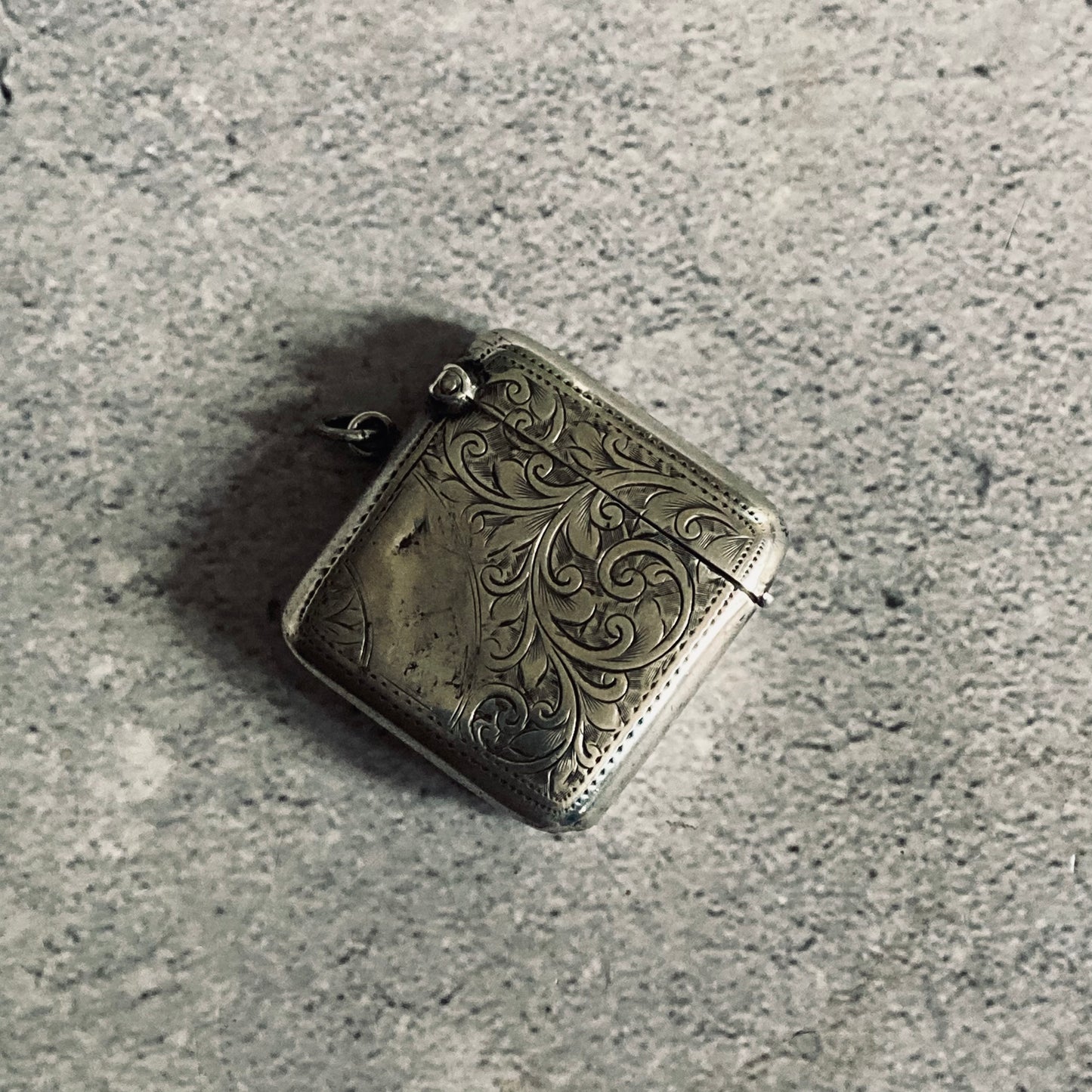 Antique Silver Vesta Case Birmingham 1908