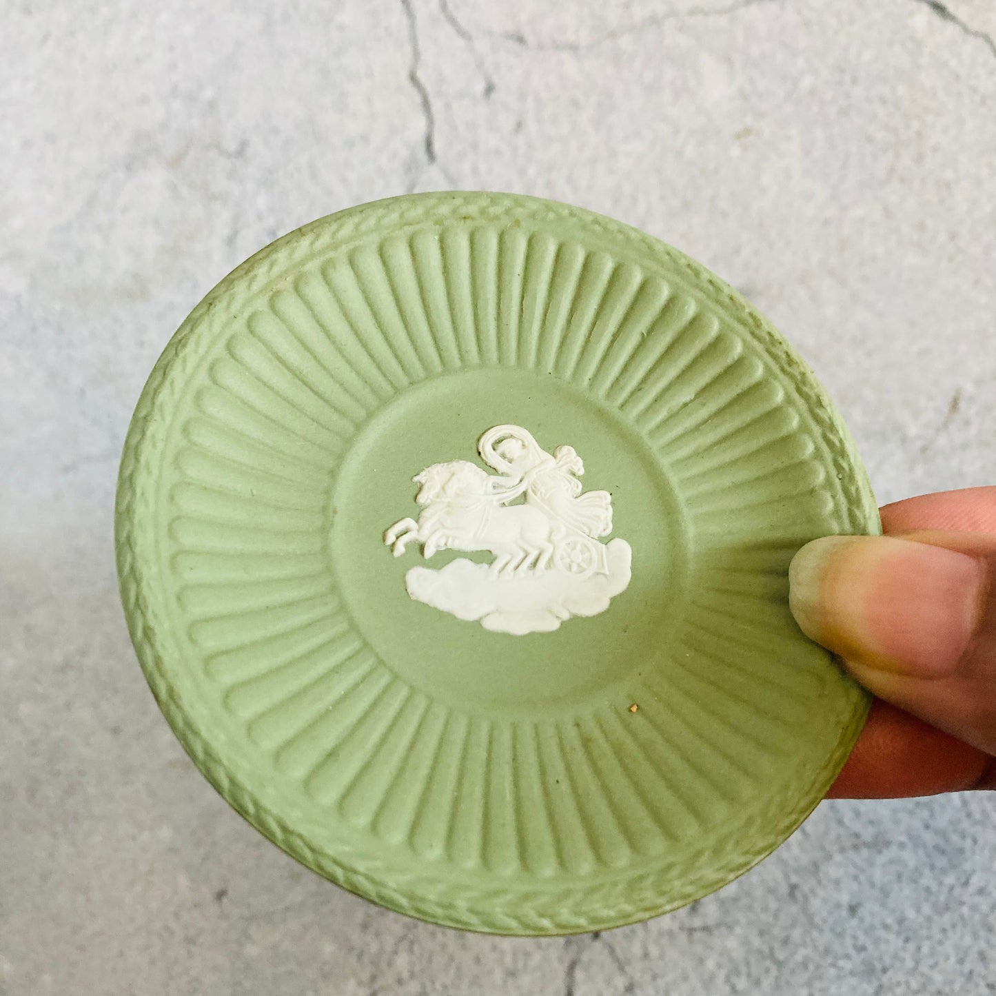 Vintage Trinket Pin Dish | Wedgwood Jasperware