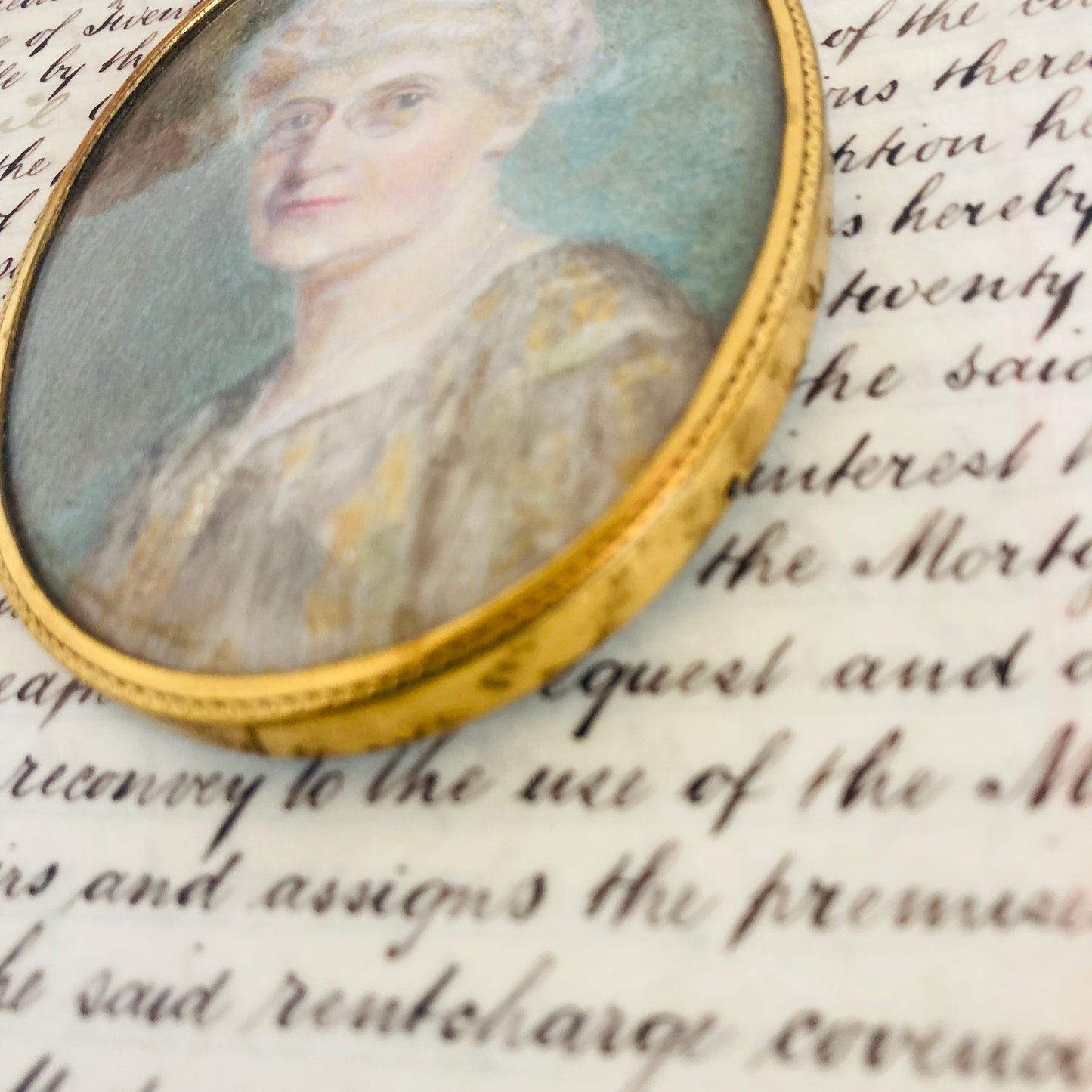 Antique Miniature Frames Portraits