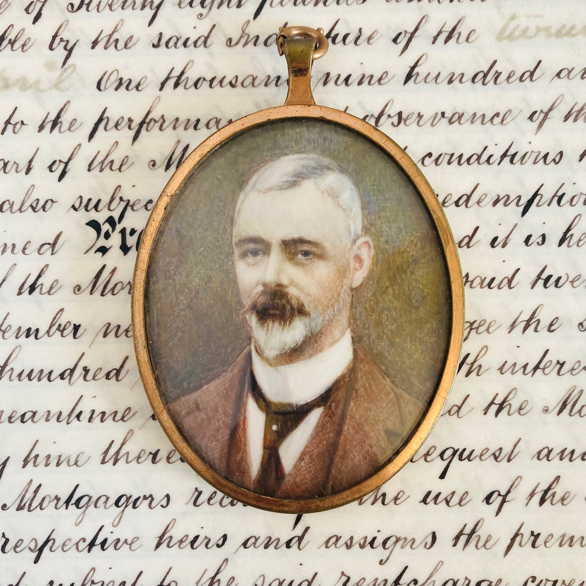 Antique Miniature Frames Portraits