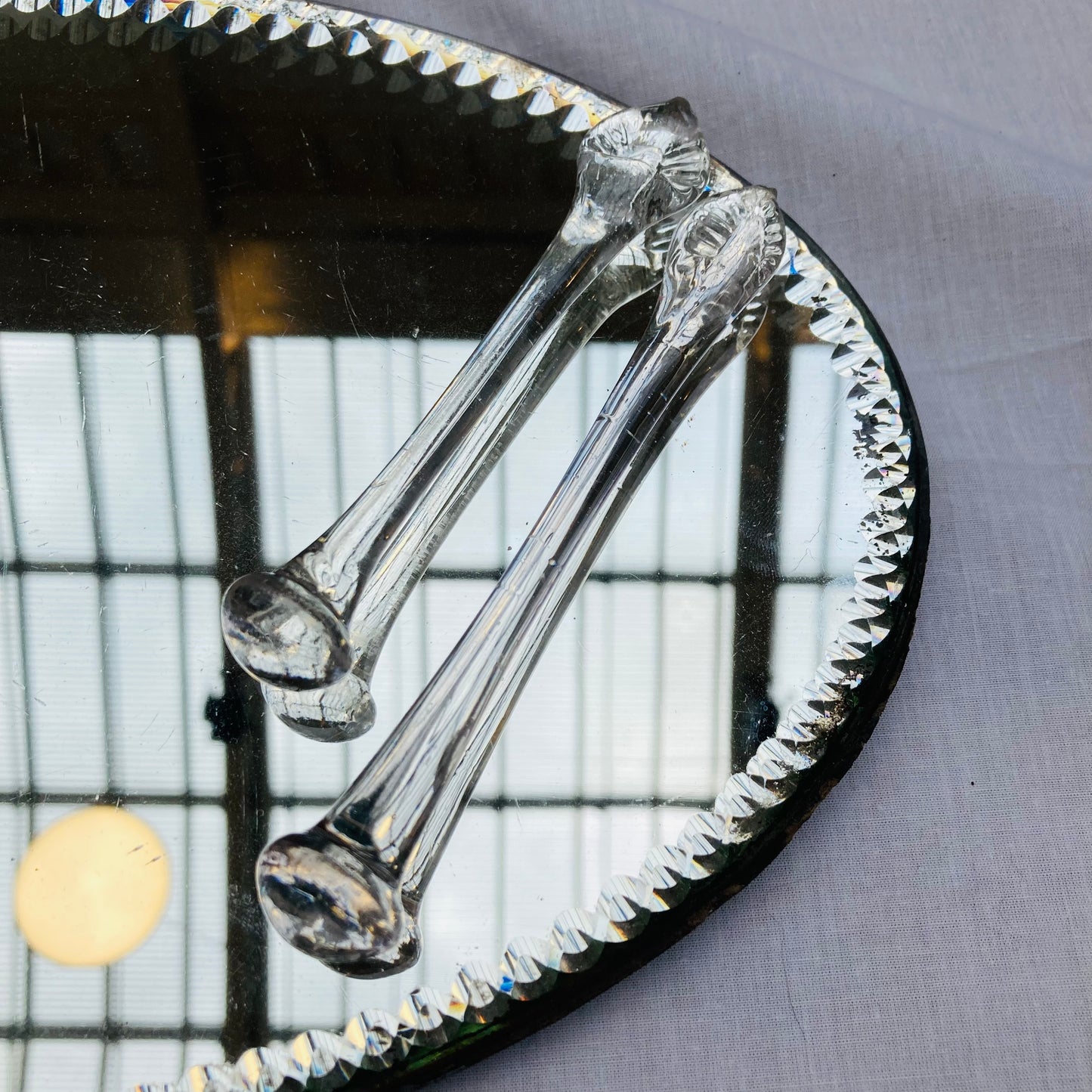 Antique Glass Sugar Crusher | Cocktail Muddler