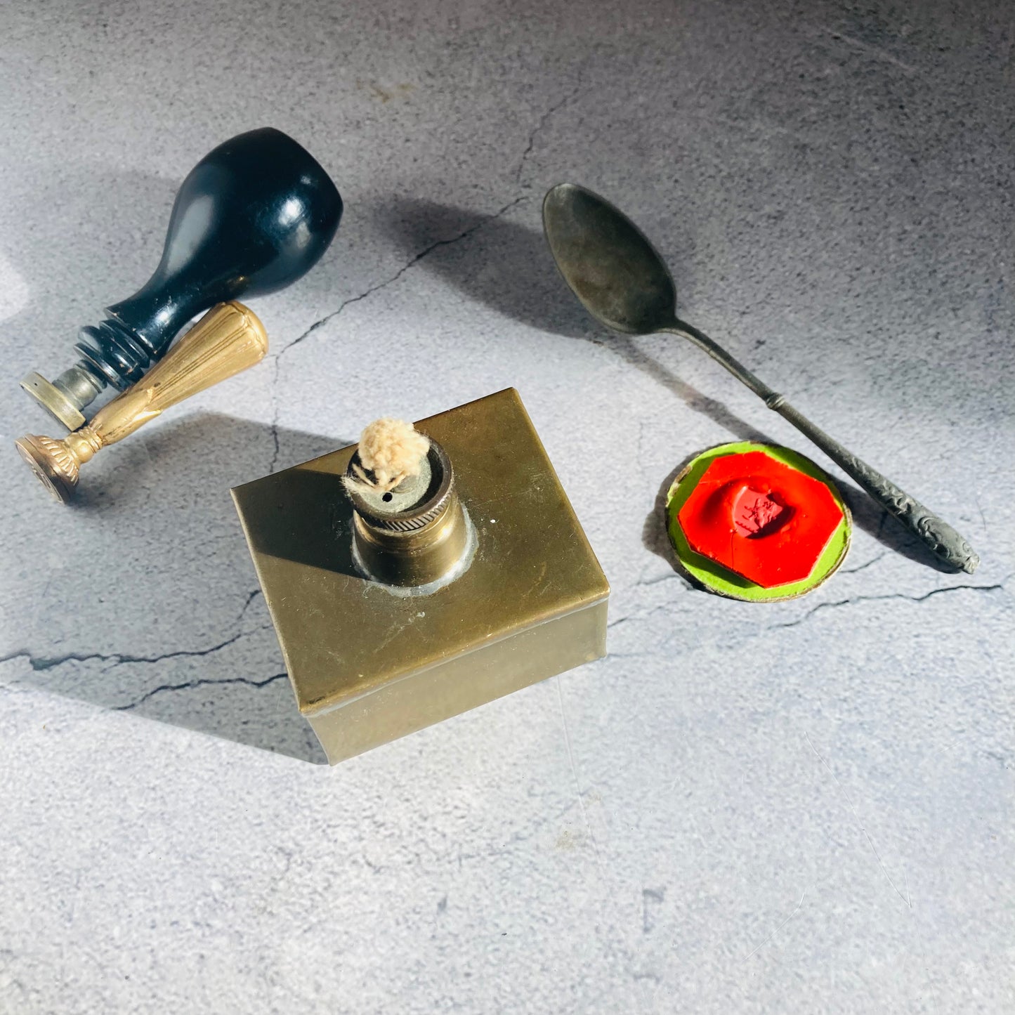 Antique Brass Spirt Burner Lighter