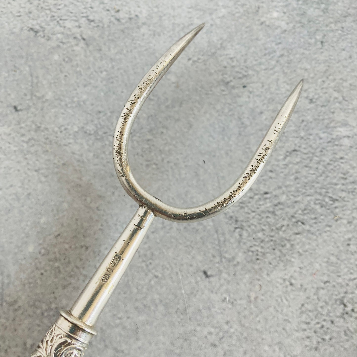 The Headhunter Hans - Antique Two Prong Bread Fork
