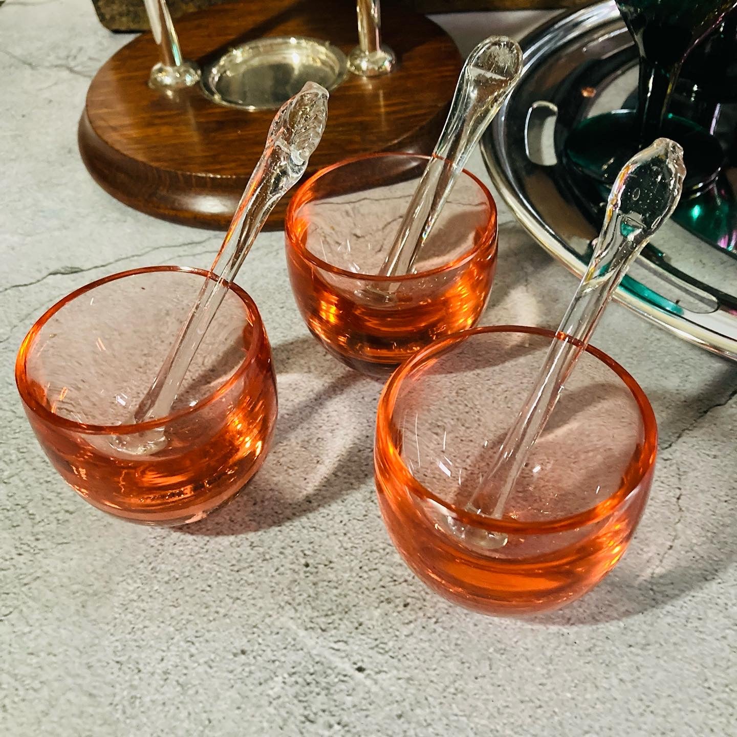 Antique Glass Sugar Crusher | Cocktail Muddler 
