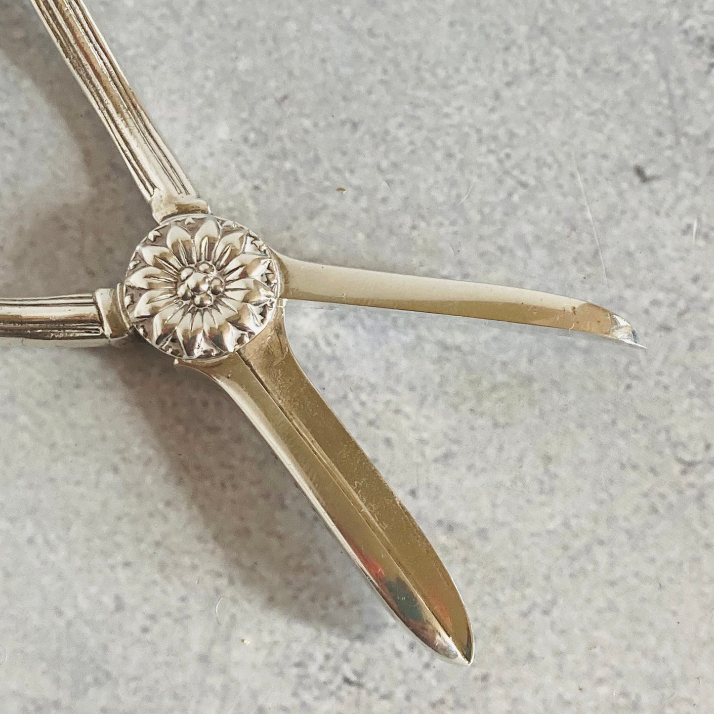 Rare Sterling Silver Grape Scissors