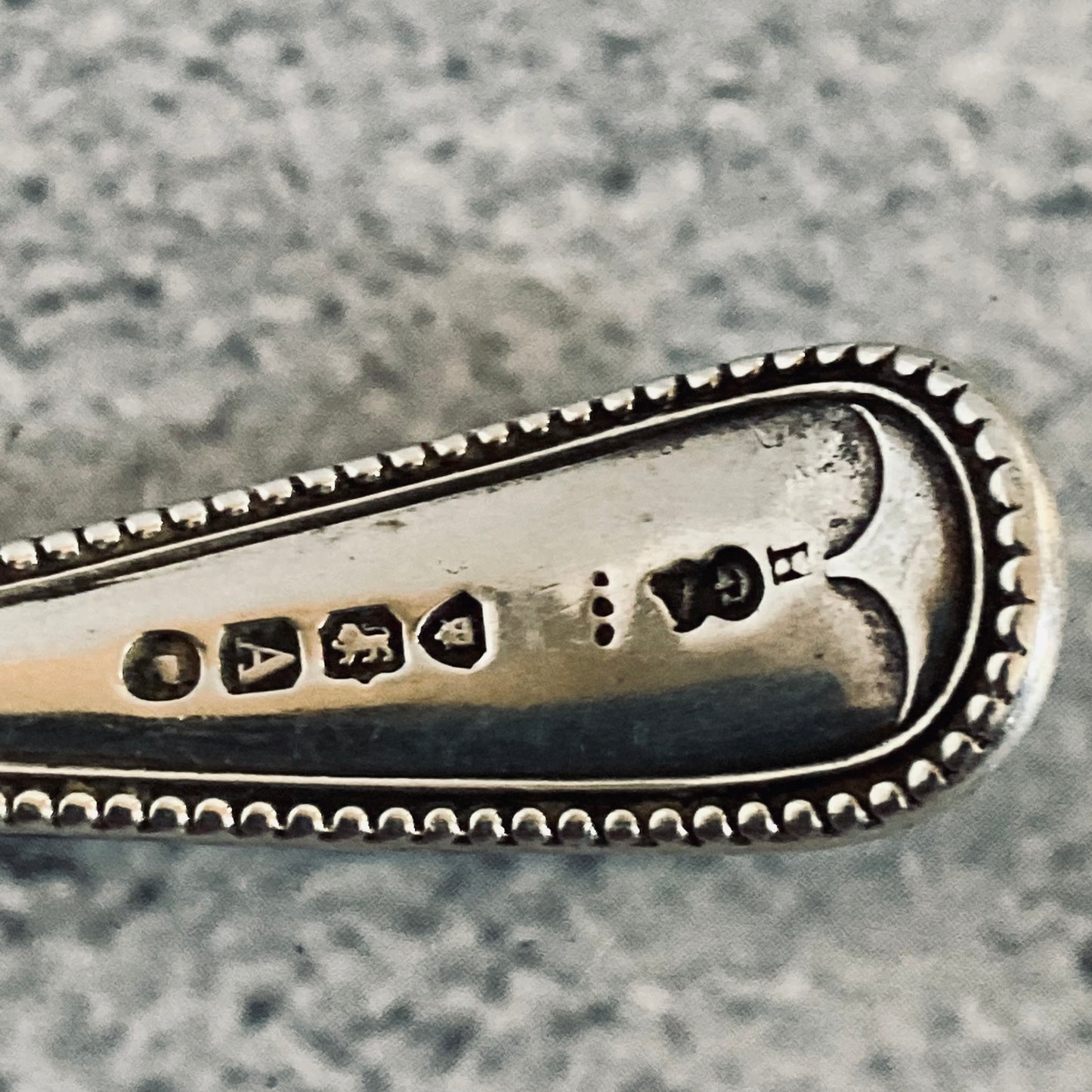 Antique Victorian Silver Mustard Spoon | Chawner & Co 1876