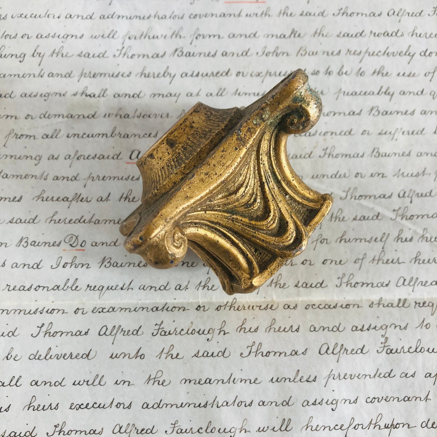 Antique Brass Decorative Corinthian