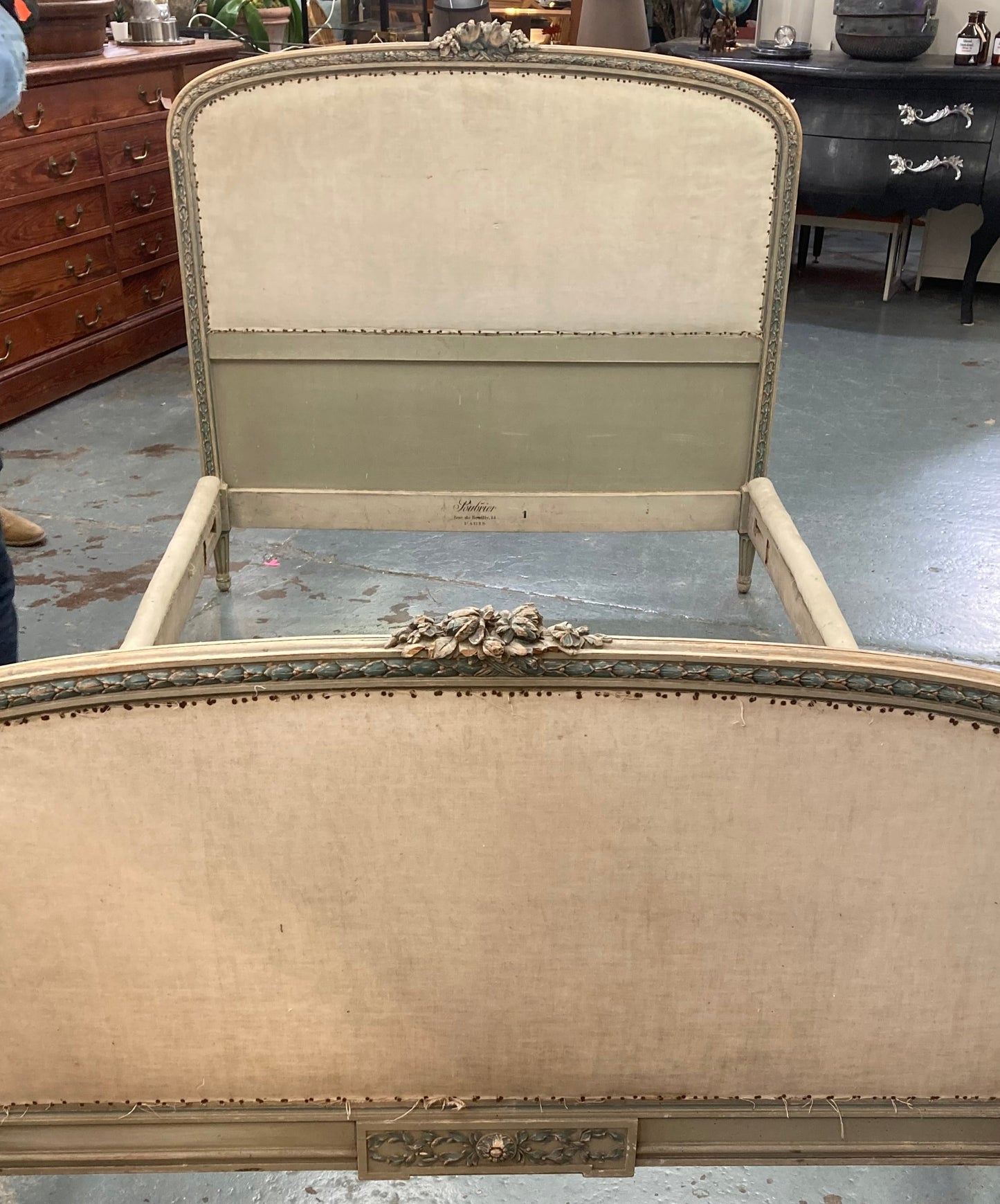 Antique Louis 16th Style French Bed | The Urban Vintage Affair