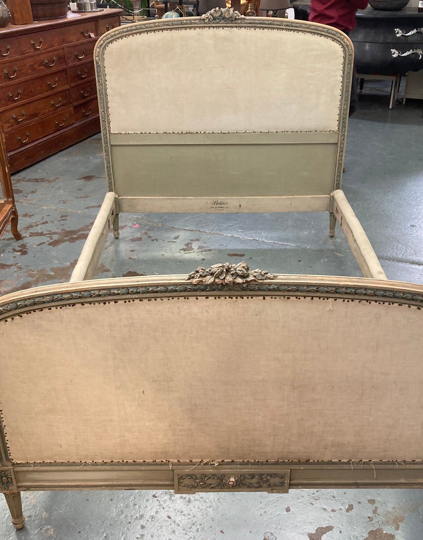 Antique Louis 16th Style French Bed | The Urban Vintage Affair