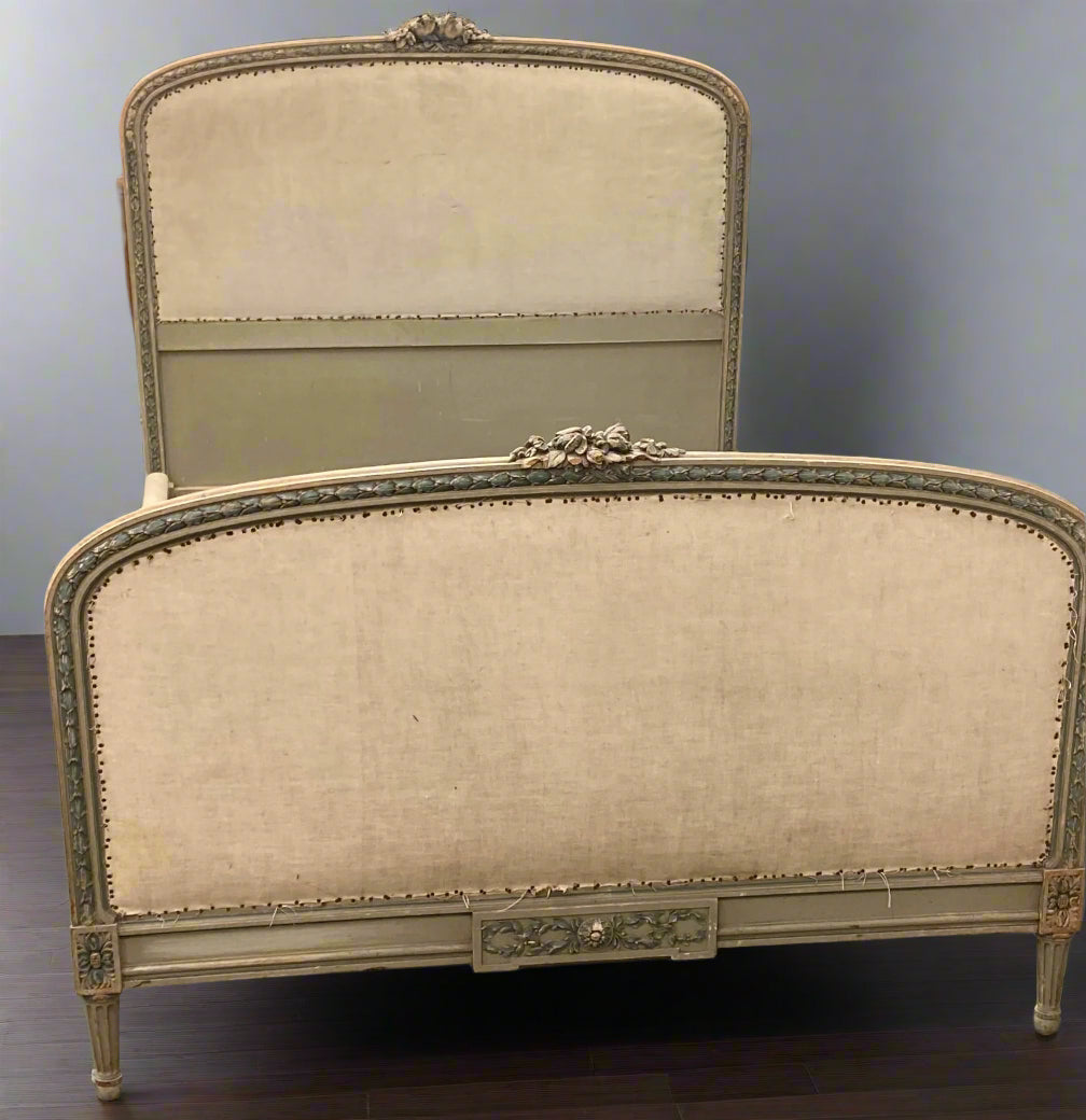 Antique Louis 16th Style French Bed | The Urban Vintage Affair