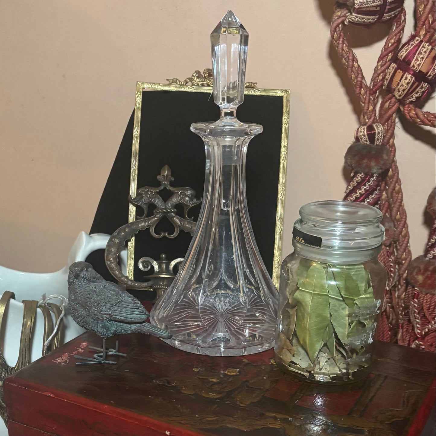 The Artist Sid - Antique Ships Glass Decanter