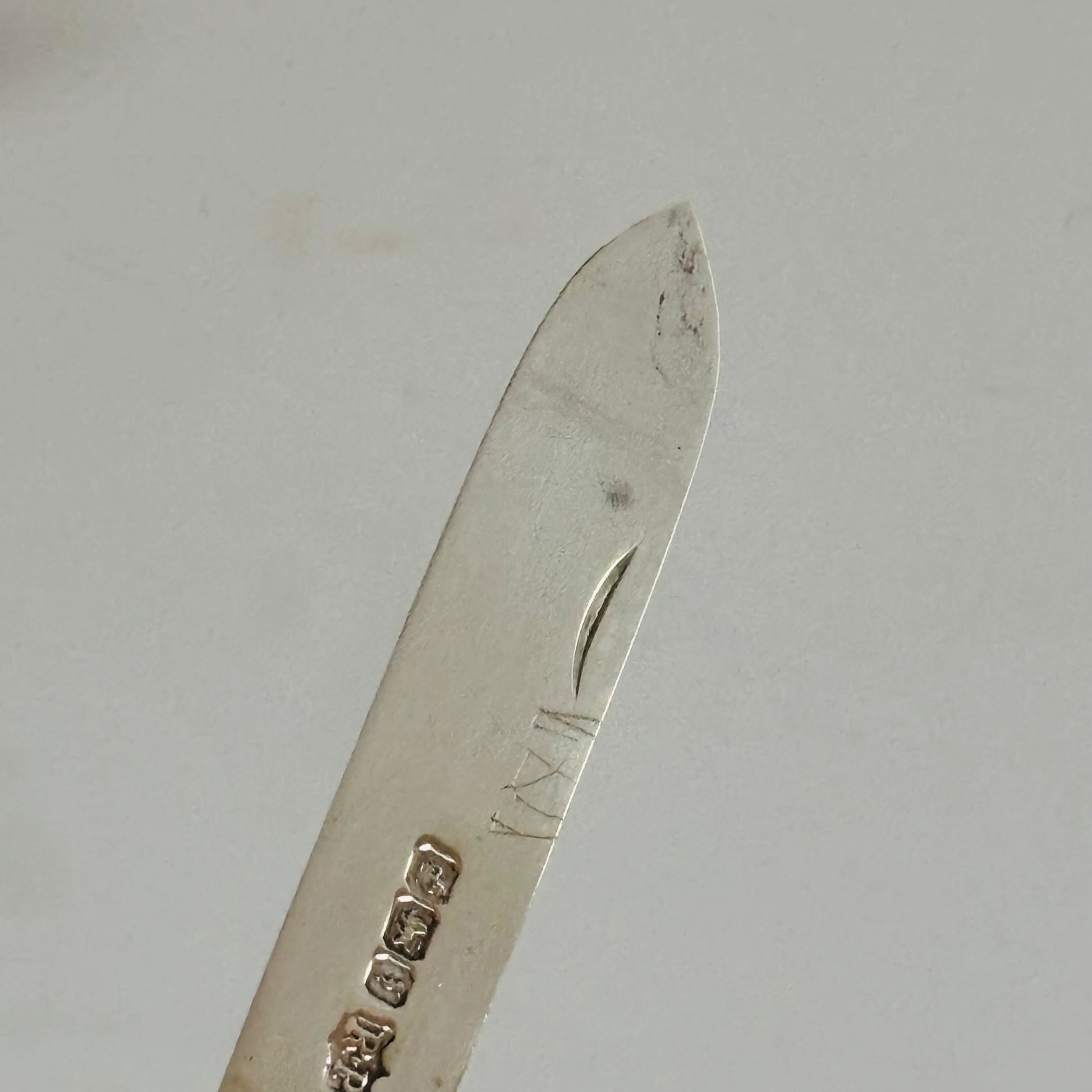 Unusual Antique Silver Folding Two Fruit Fork and Knife Combo| Travel Fork