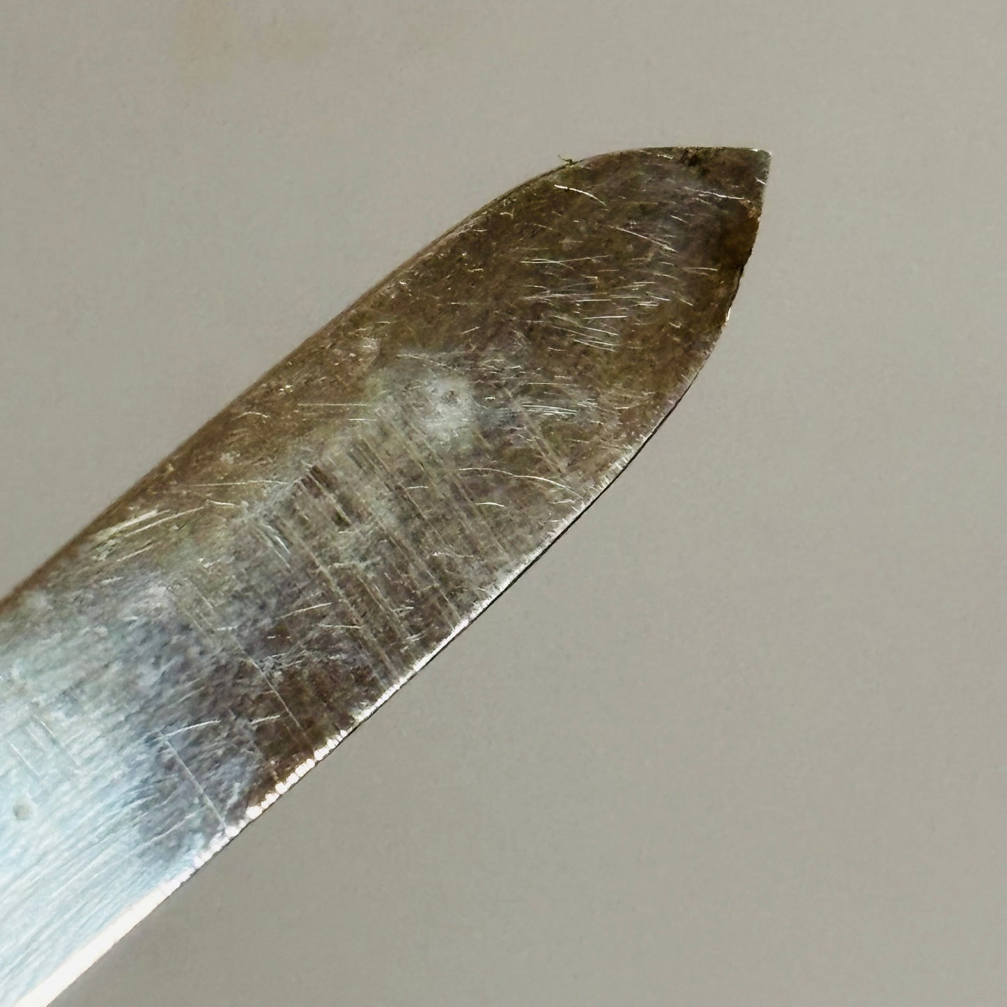 Unusual Antique Silver Folding Two Fruit Fork and Knife Combo| Travel Fork