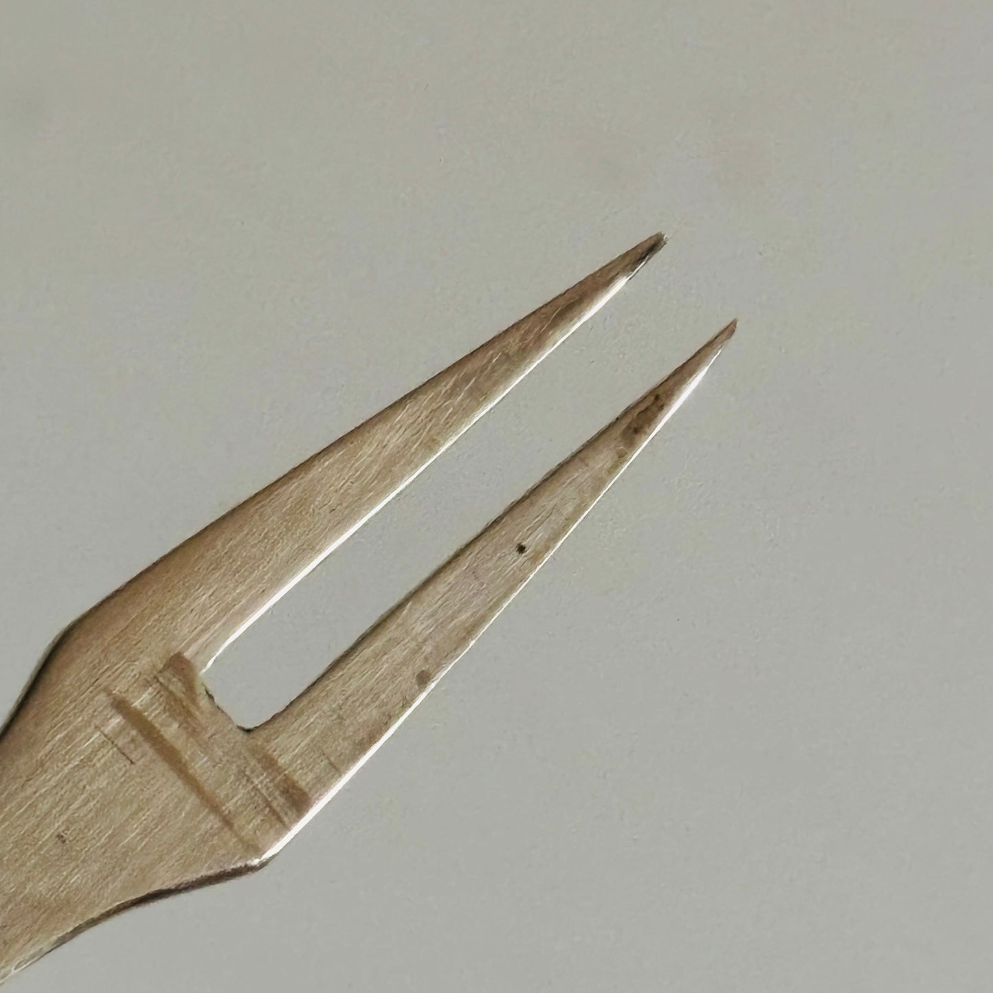 Unusual Antique Silver Folding Two Fruit Fork and Knife Combo| Travel Fork