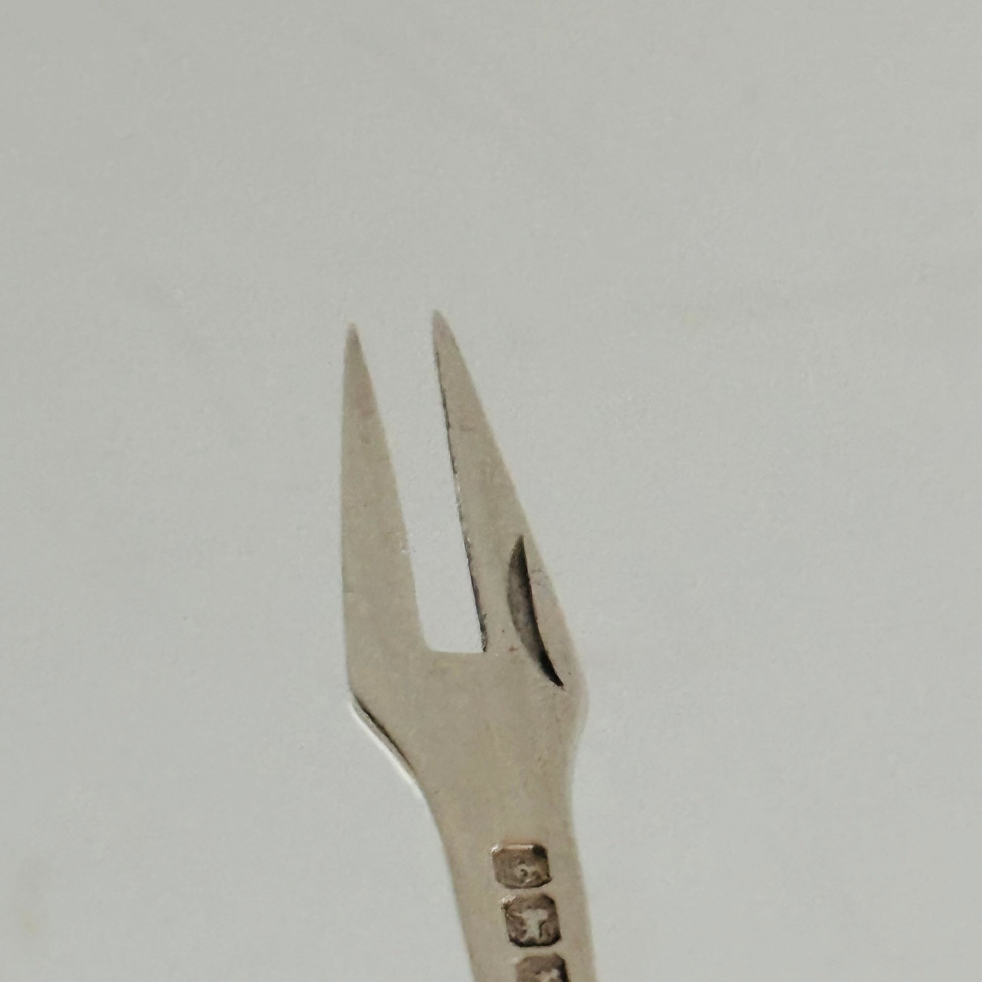 Unusual Antique Silver Folding Two Fruit Fork and Knife Combo| Travel Fork