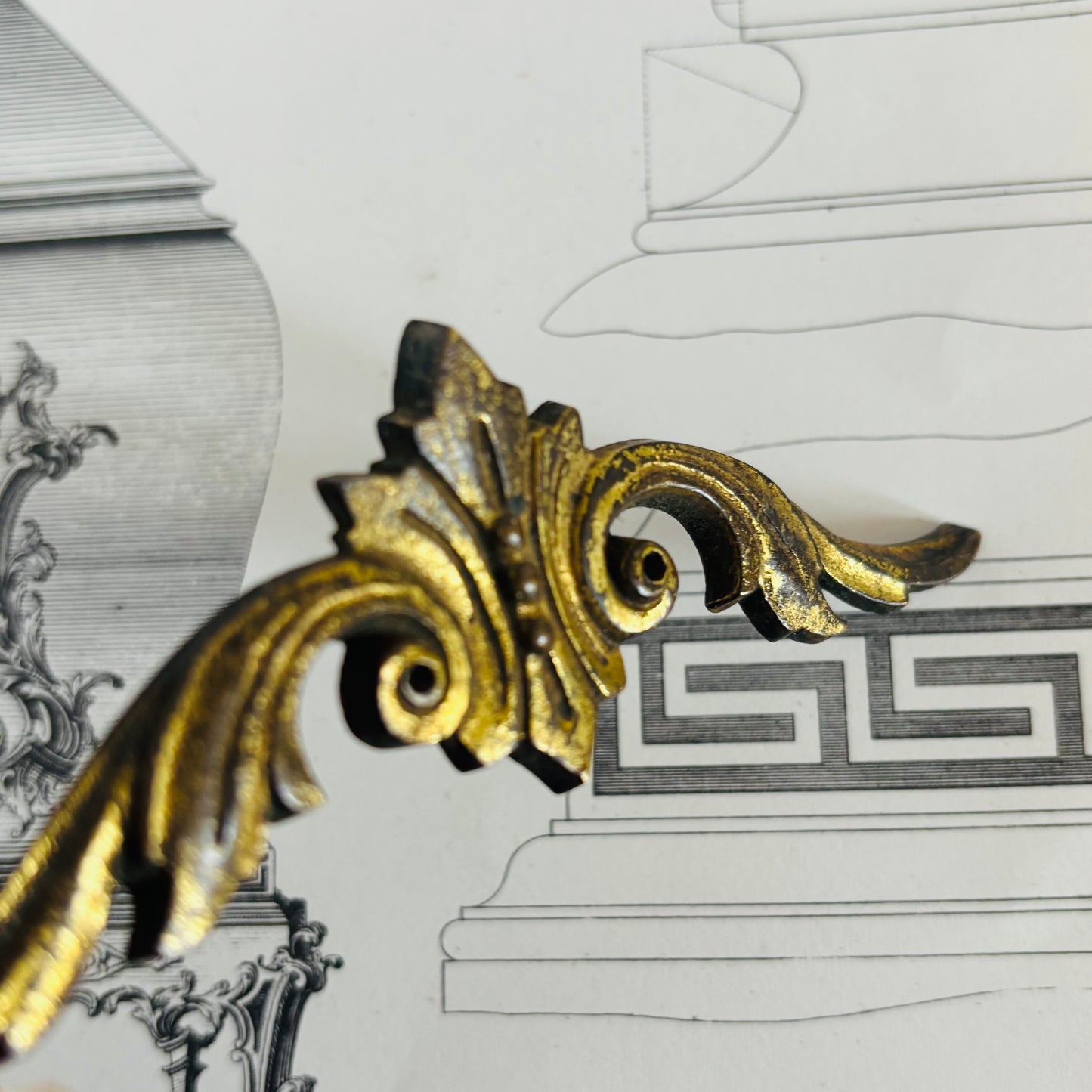The Pimp Edith - Antique Small Decorative Brass Plaques