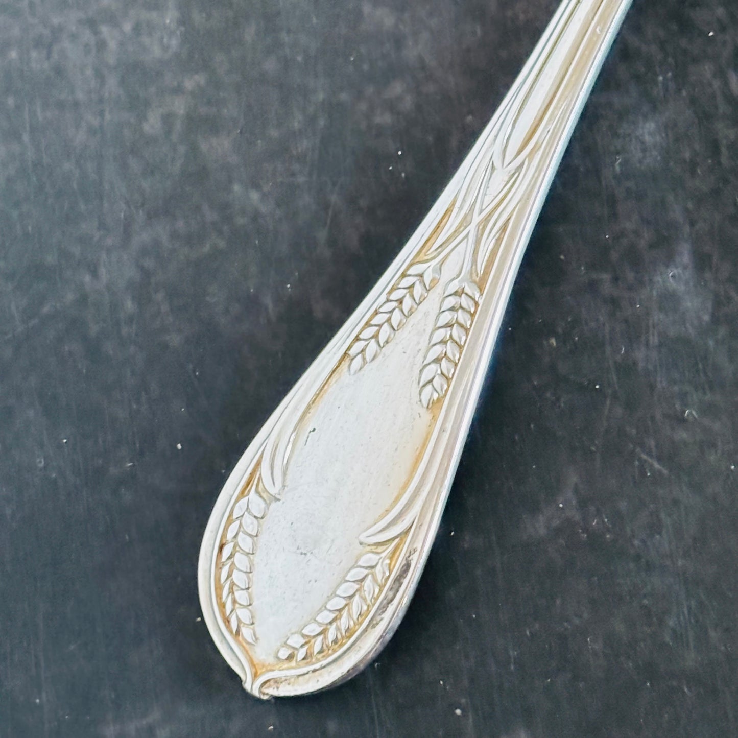 The Headhunter Maxine - Antique Silver Engraved Jam Spoon