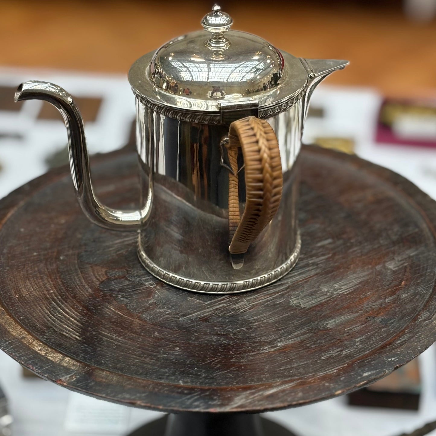 Antique Silver Plated Argyle Gravy Jug | Asprey London