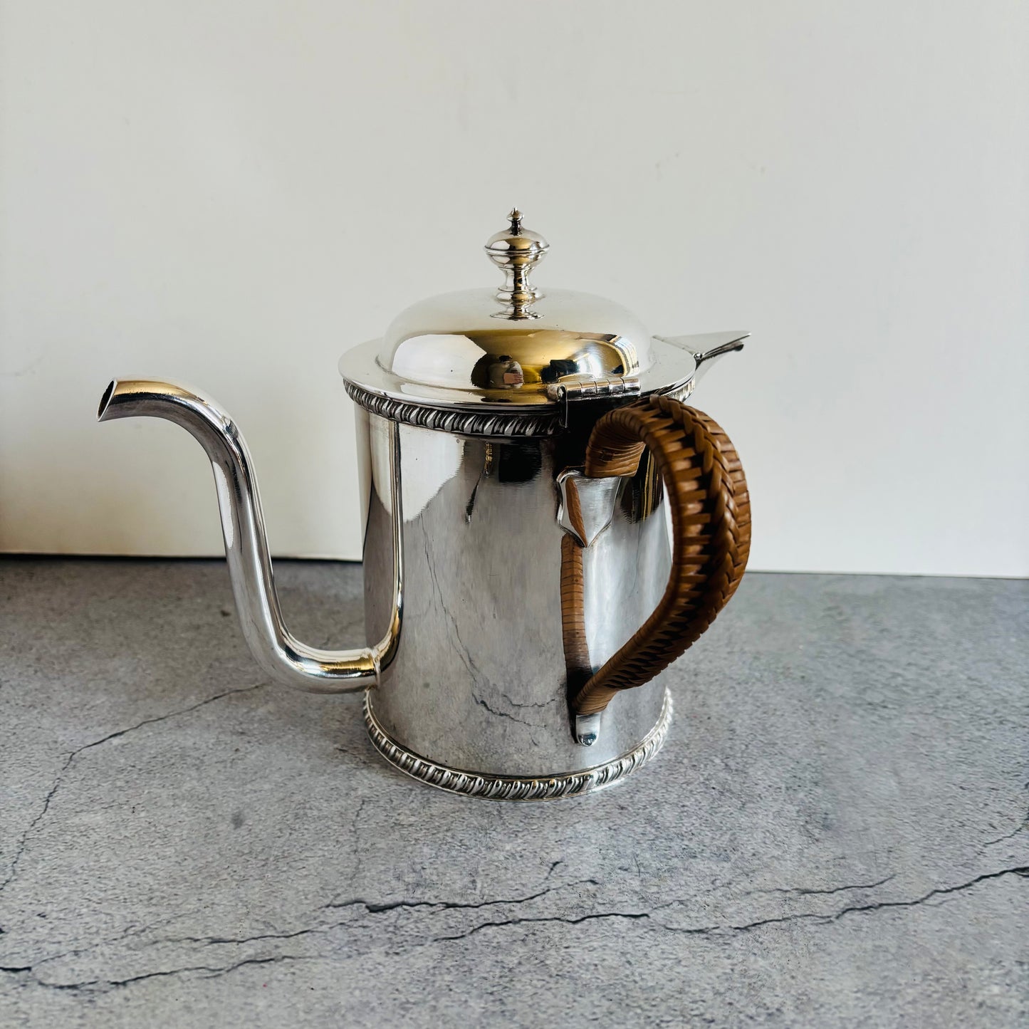 Antique Silver Plated Argyle Gravy Jug | Asprey London