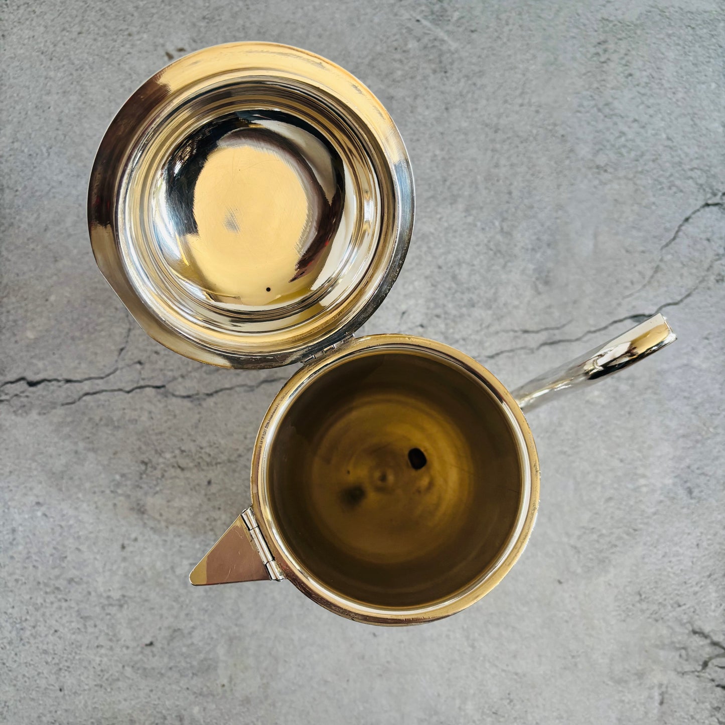 Antique Silver Plated Argyle Gravy Jug | Asprey London