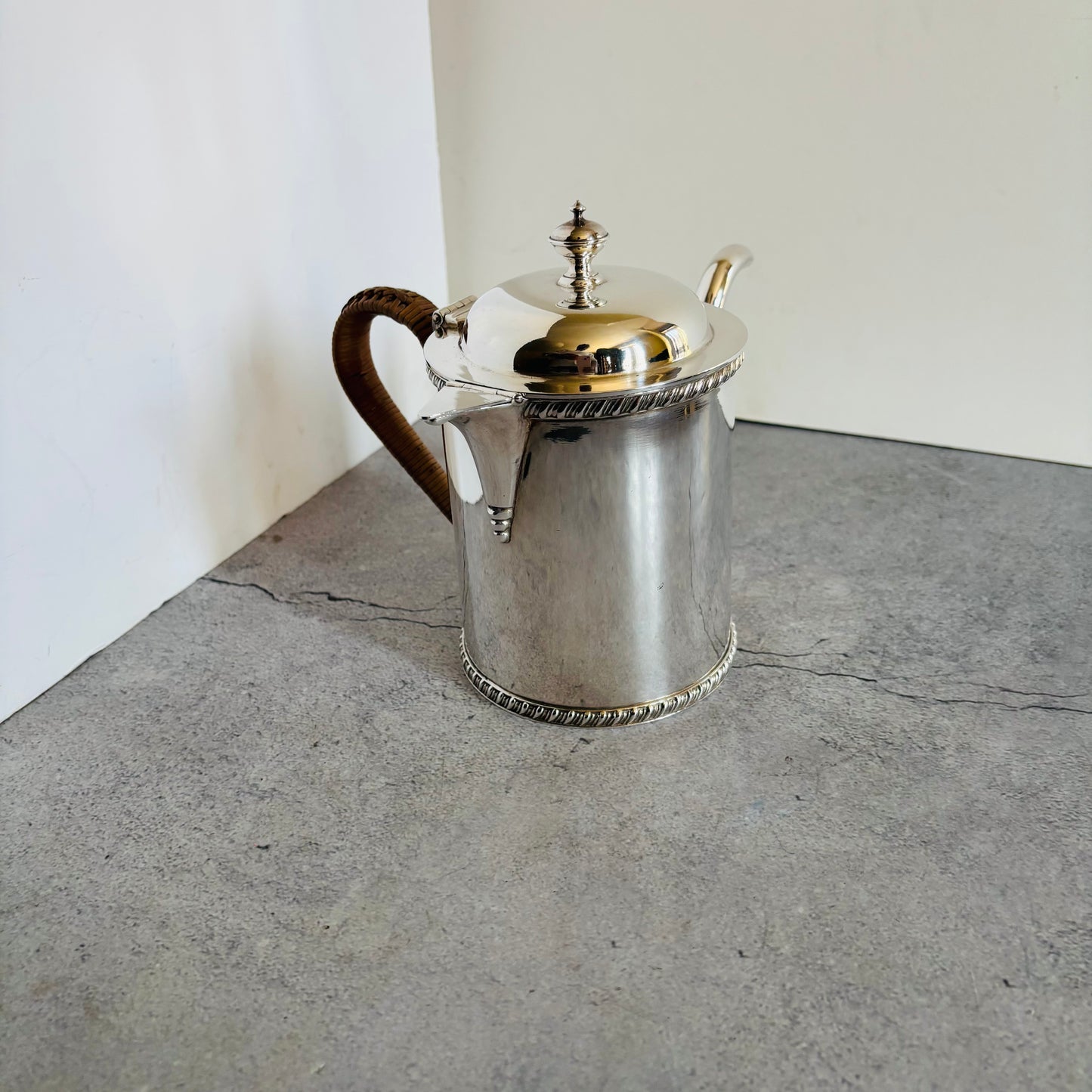 Antique Silver Plated Argyle Gravy Jug | Asprey London