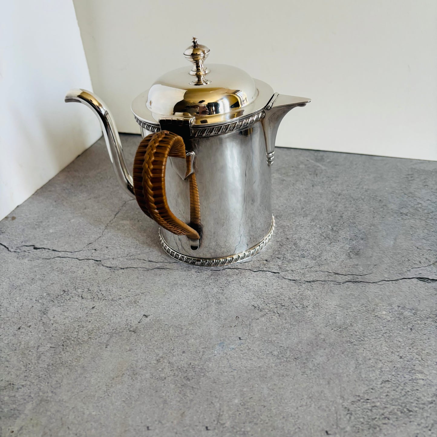Antique Silver Plated Argyle Gravy Jug | Asprey London