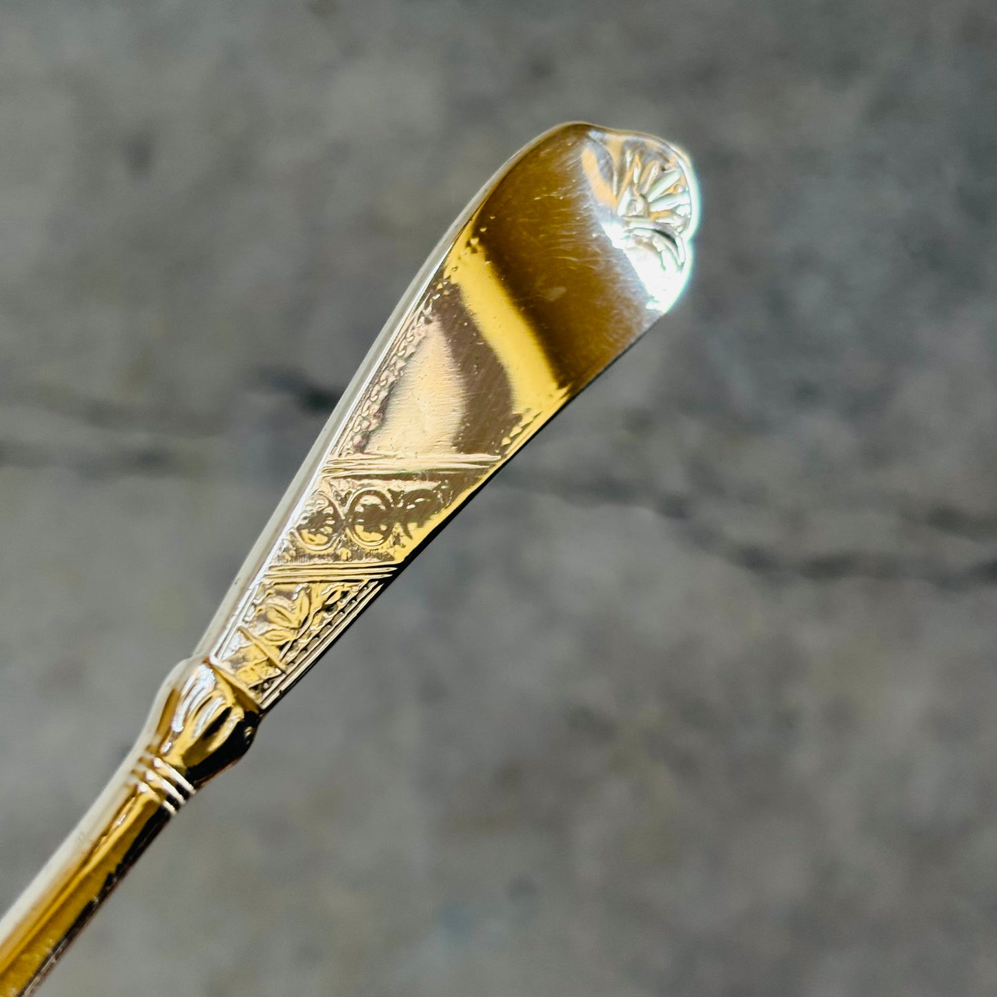 Antique Silver Plate Preserves Spoon | The Urban Vintage Affair