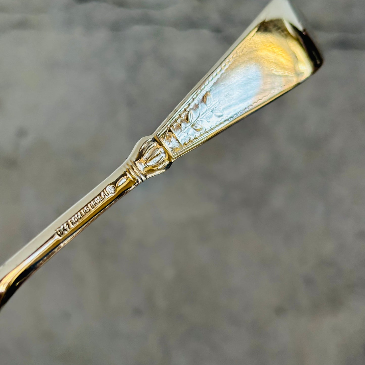 Antique Silver Plate Preserves Spoon | The Urban Vintage Affair