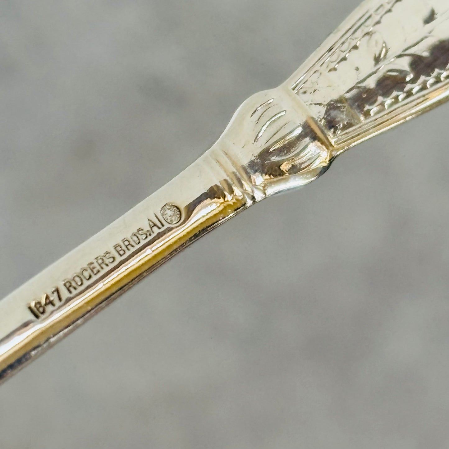 Antique Silver Plate Preserves Spoon | The Urban Vintage Affair