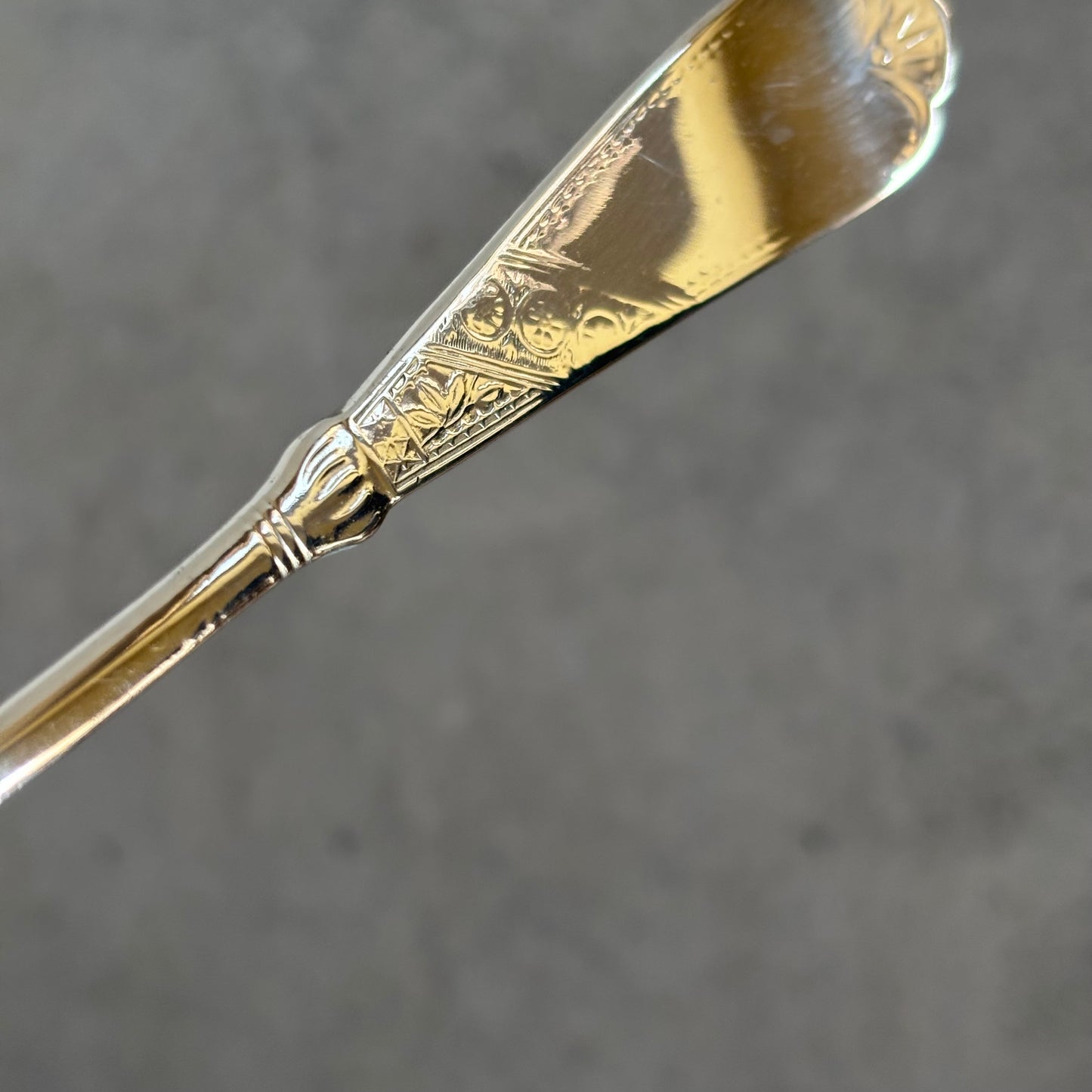 Antique Silver Plate Preserves Spoon | The Urban Vintage Affair
