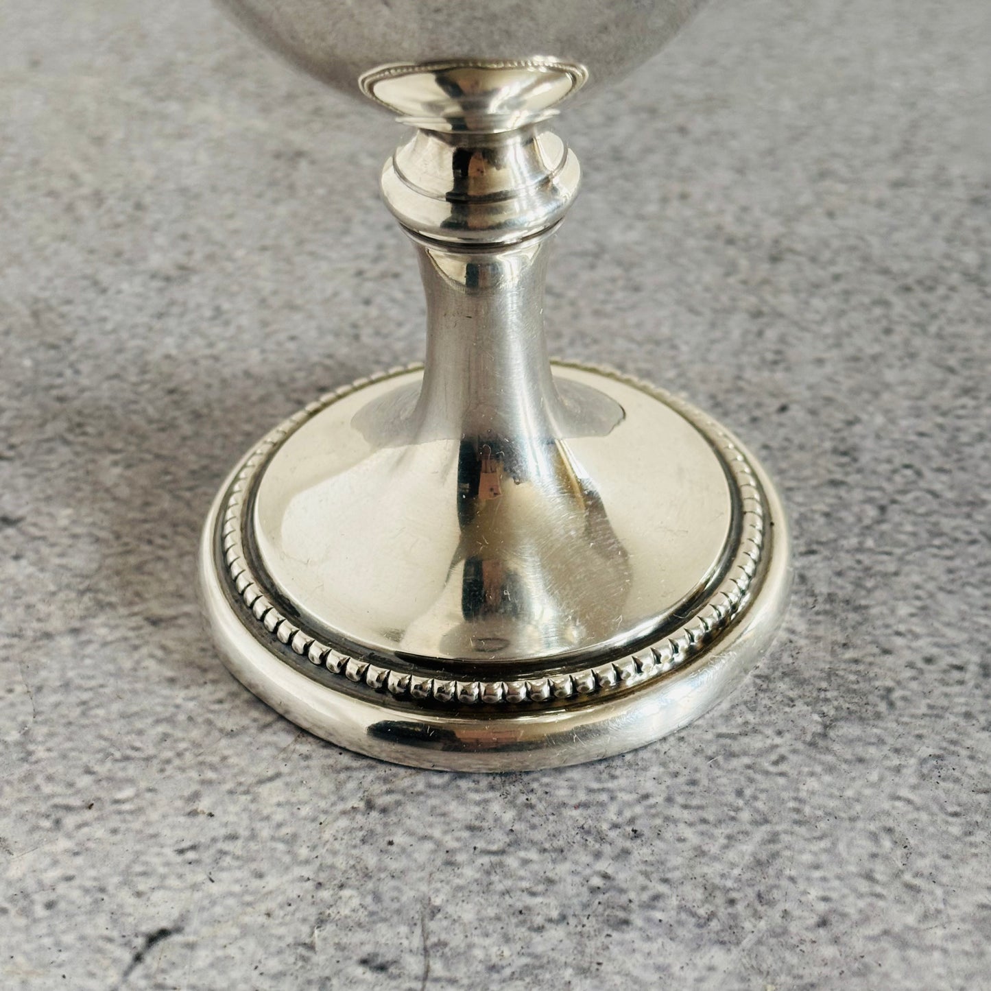 Hallmarked Vintage Silver Wine Goblet