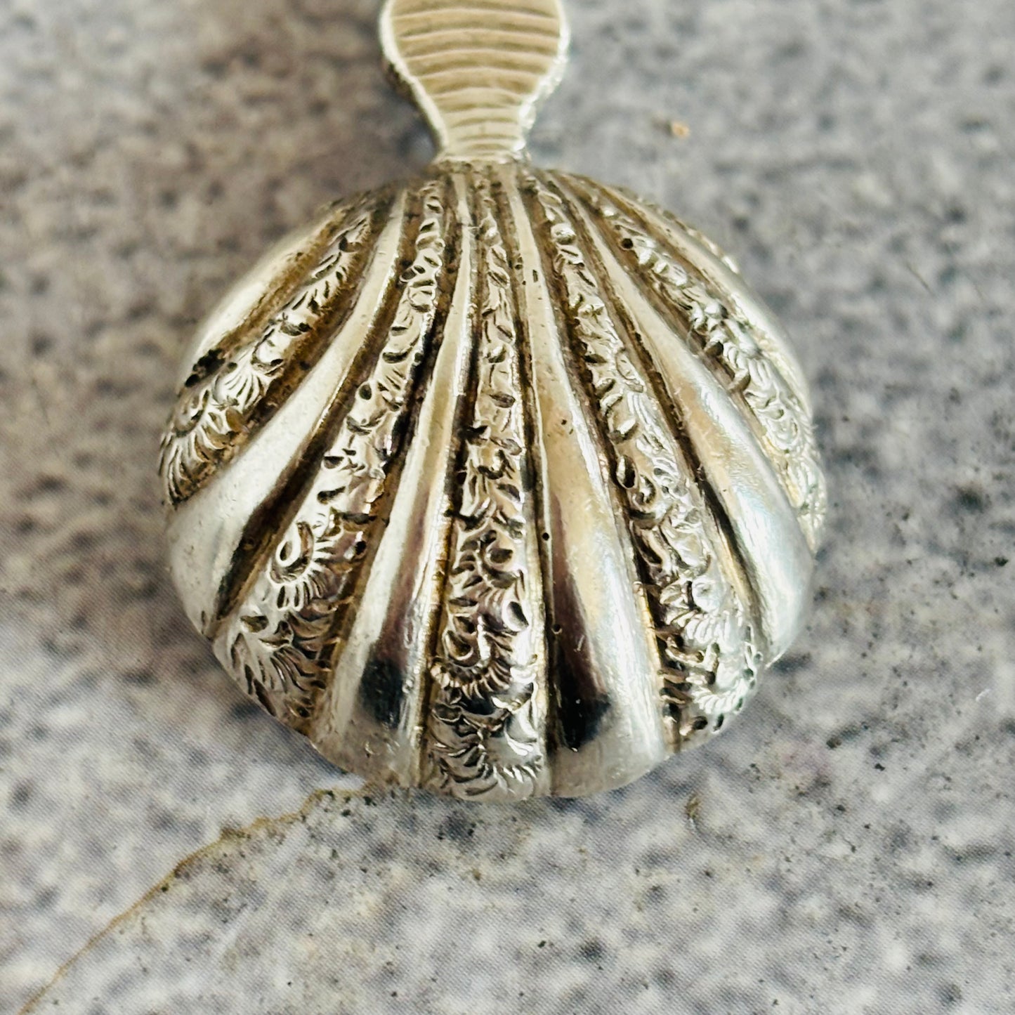 Antique Silver Snake Salt Spoons Stunning and Tiny