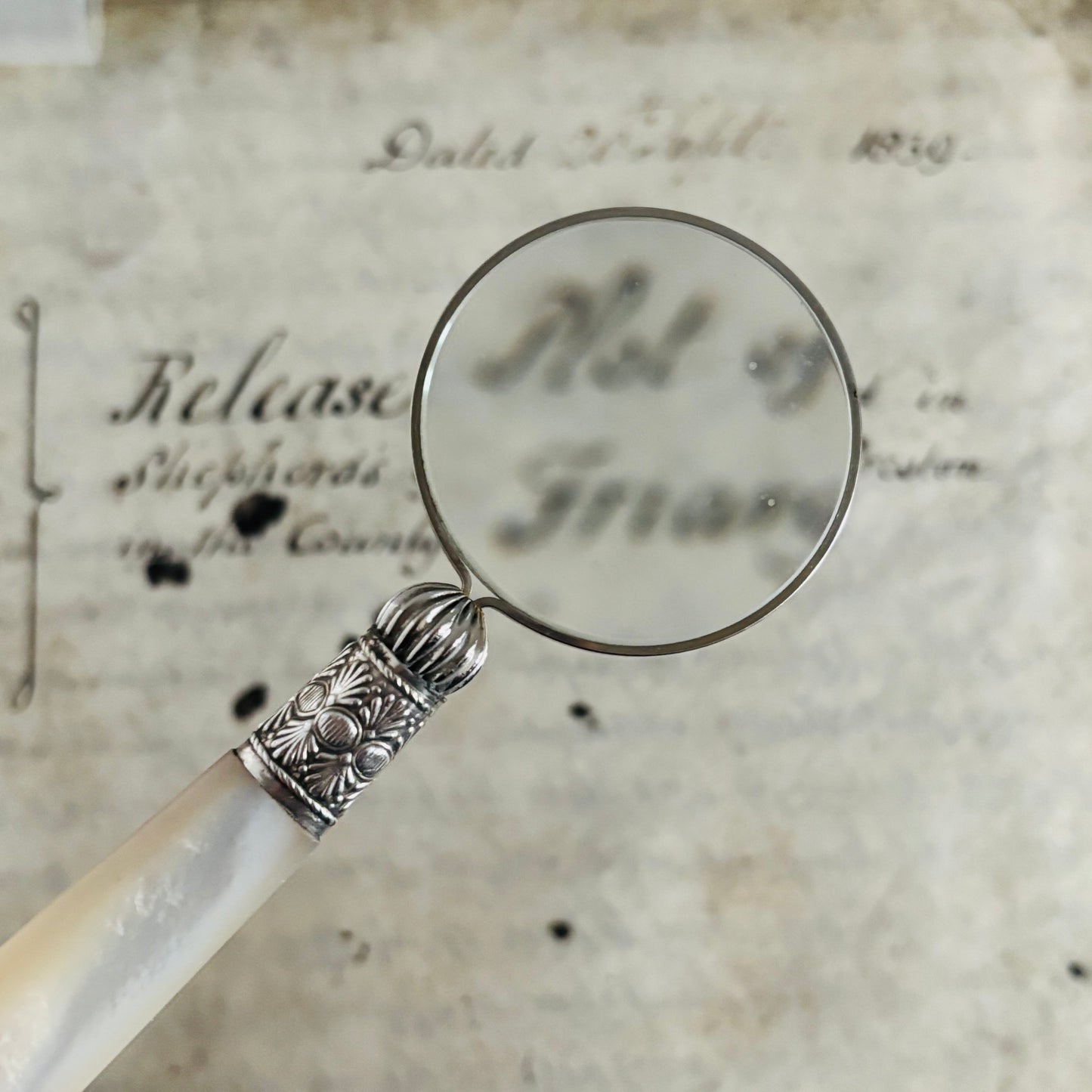 The Director Roy - Antique Customised Magnifying Glass