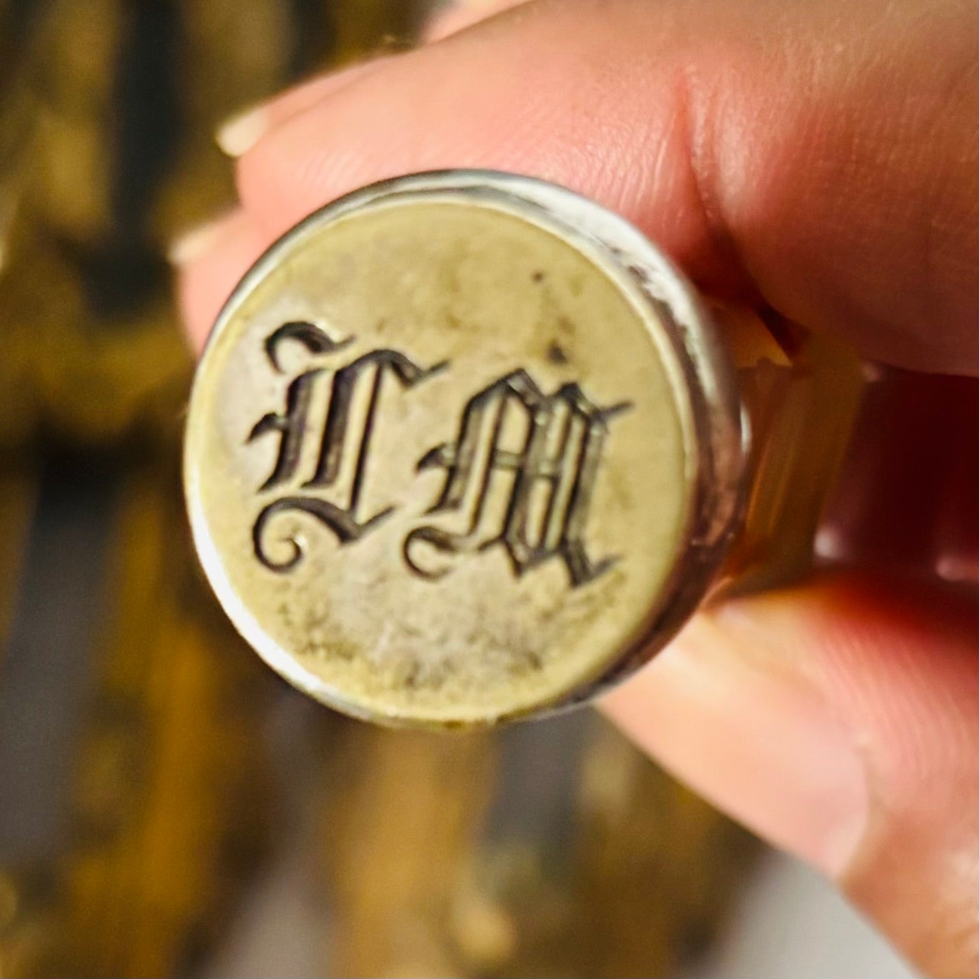 Antique Natural Agate Wax Seal Stamp | The Urban Vintage Affair