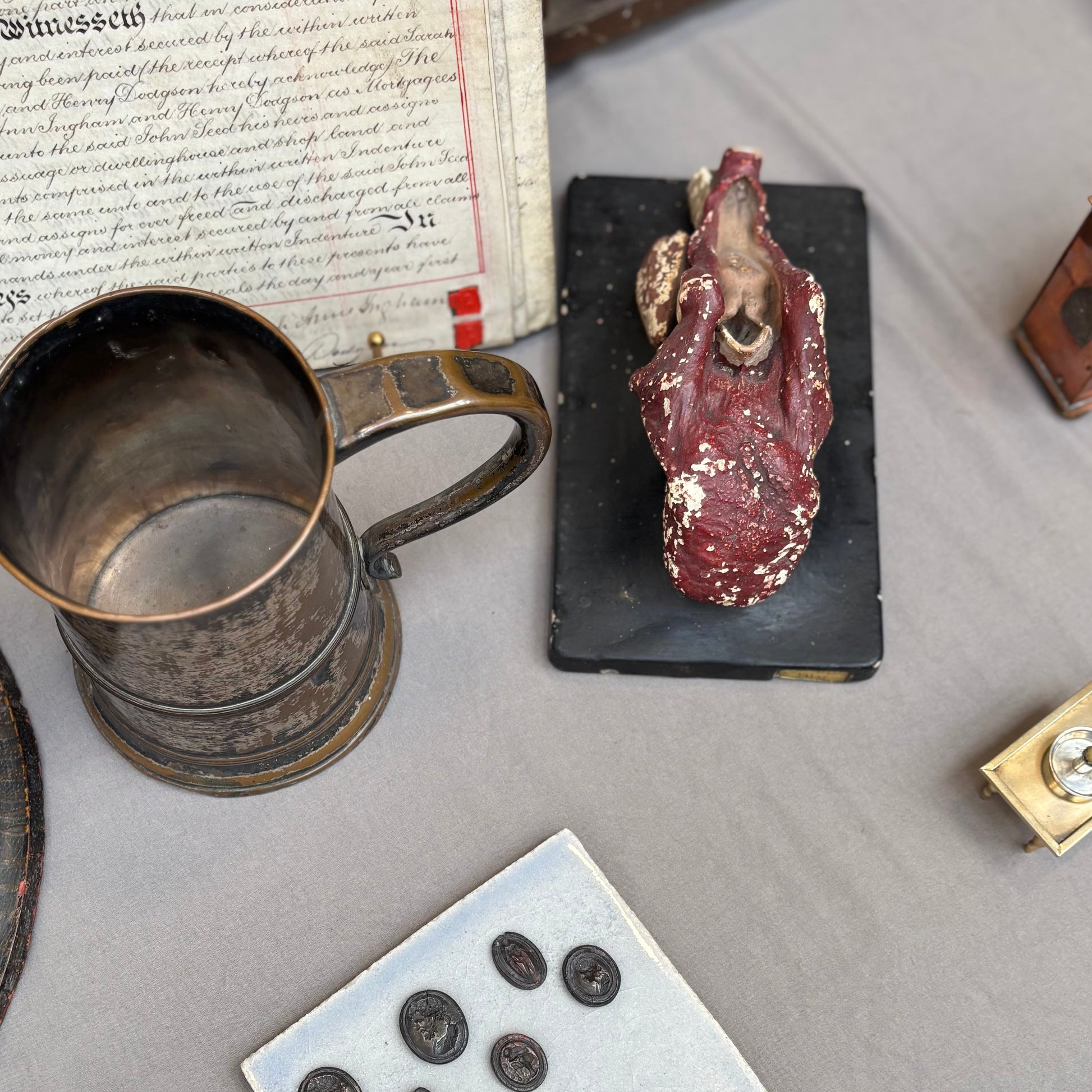 Antique Cast of Tongue  | Bock Steger Lips | The Urban Vintage Affair