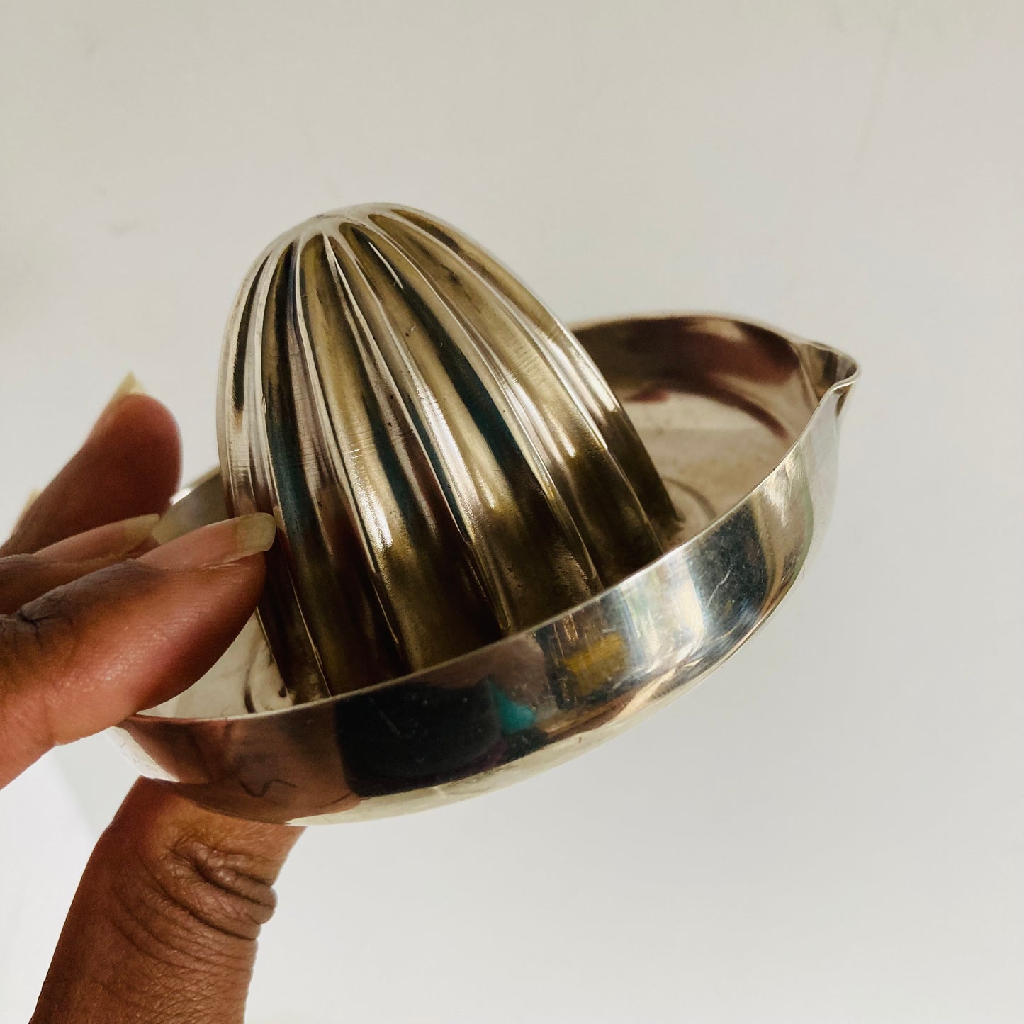 Vintage Silver Lemon Squeezer | Citrus Juicer