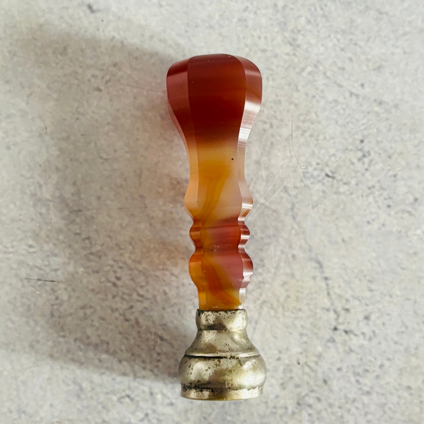 Decorative Antique Natural Agate Wax Seal Stamp | The Urban Vintage Affair