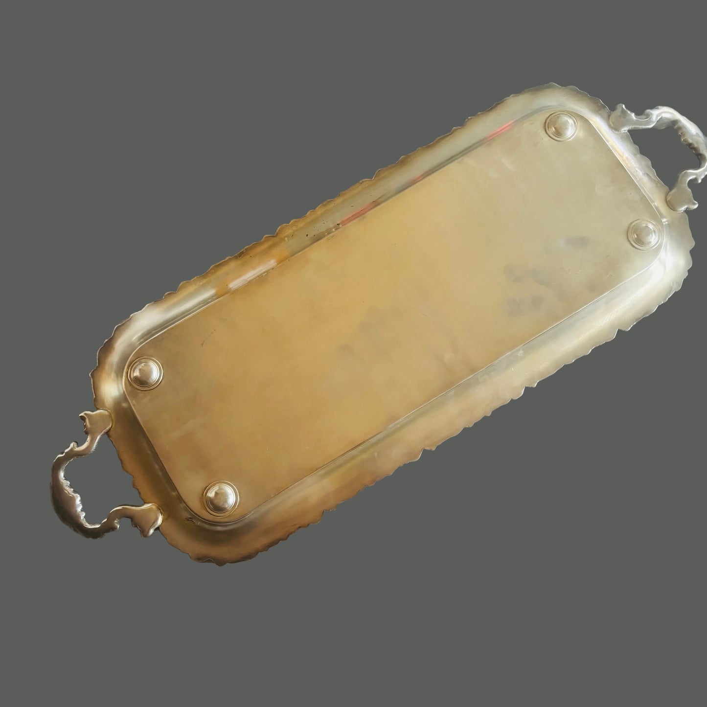 The Director Mel - Antique Silver Long Tray