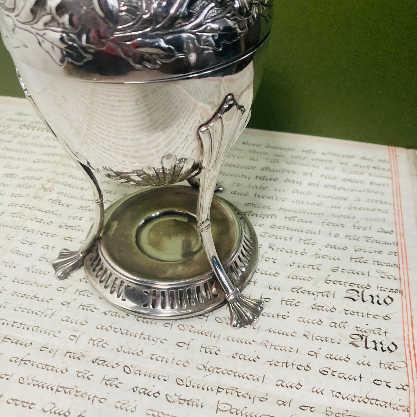 Edwardian Silver Egg Coddler William Hutton & Son
