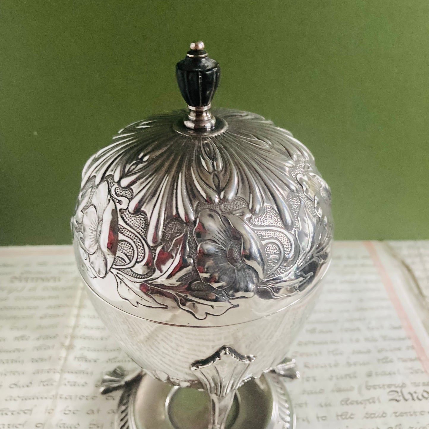 Edwardian Silver Egg Coddler William Hutton & Son