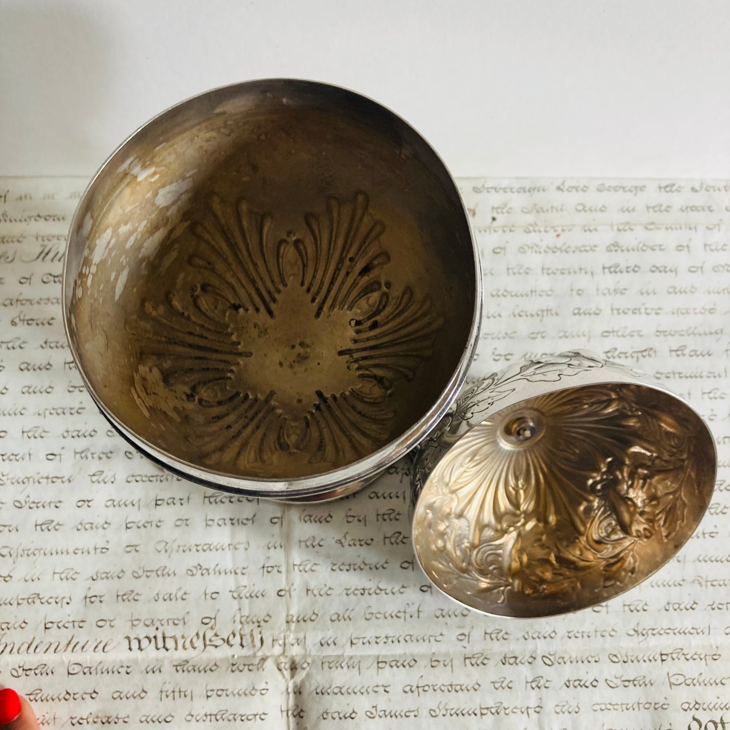 Edwardian Silver Egg Coddler William Hutton & Son