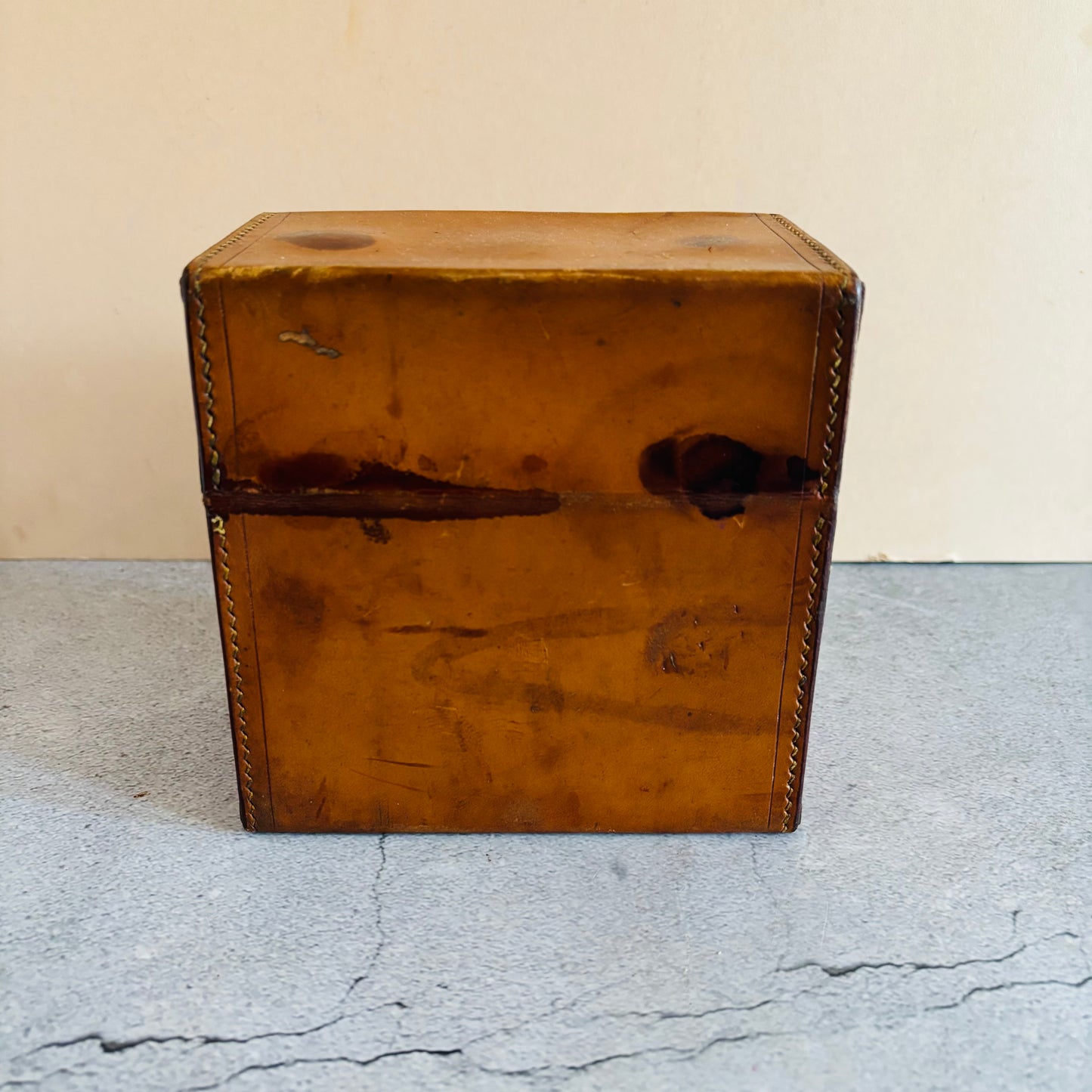 Antique Tan Leather Case