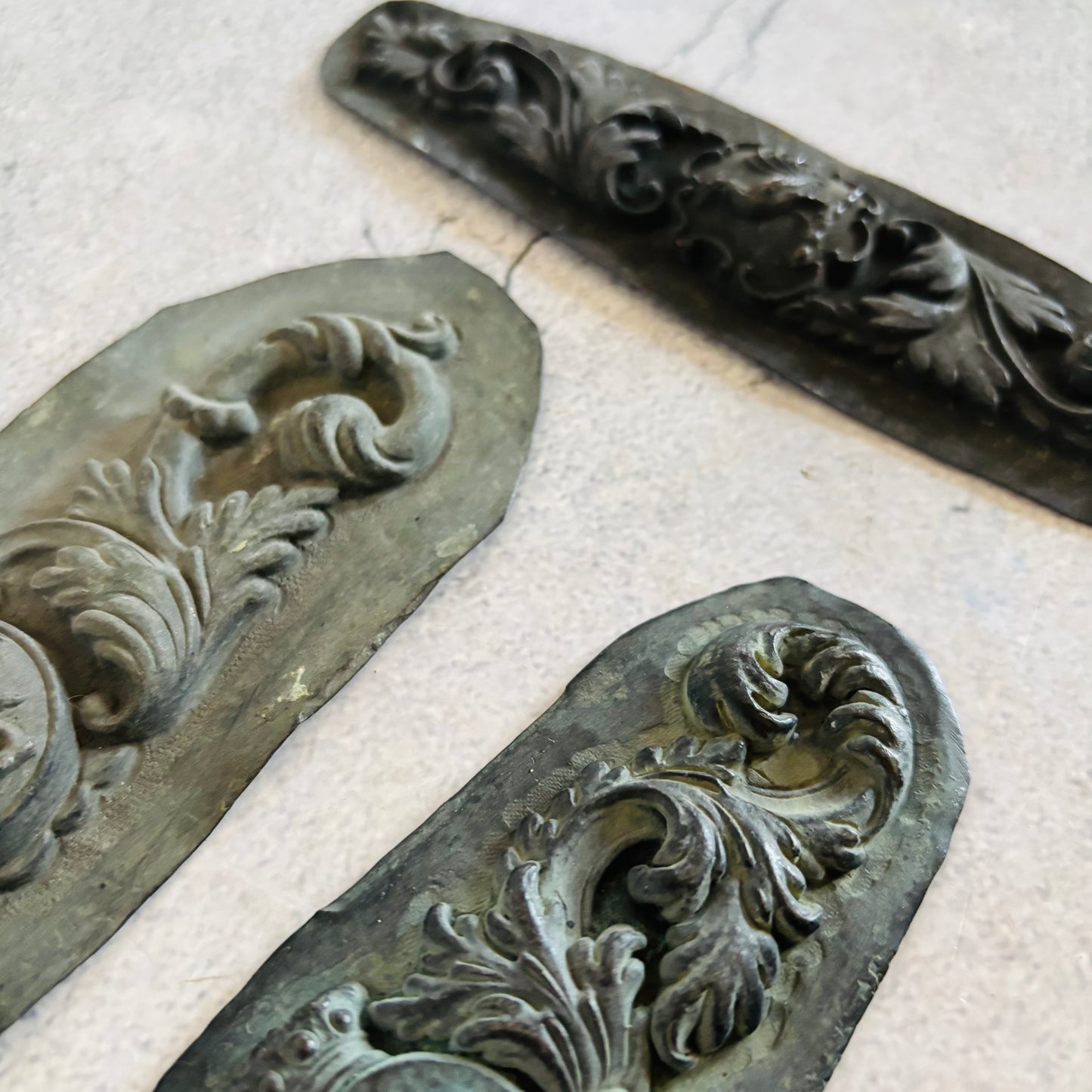 Antique Zinc Moulds Unique Heraldic Designs | The Urban Vintage Affair