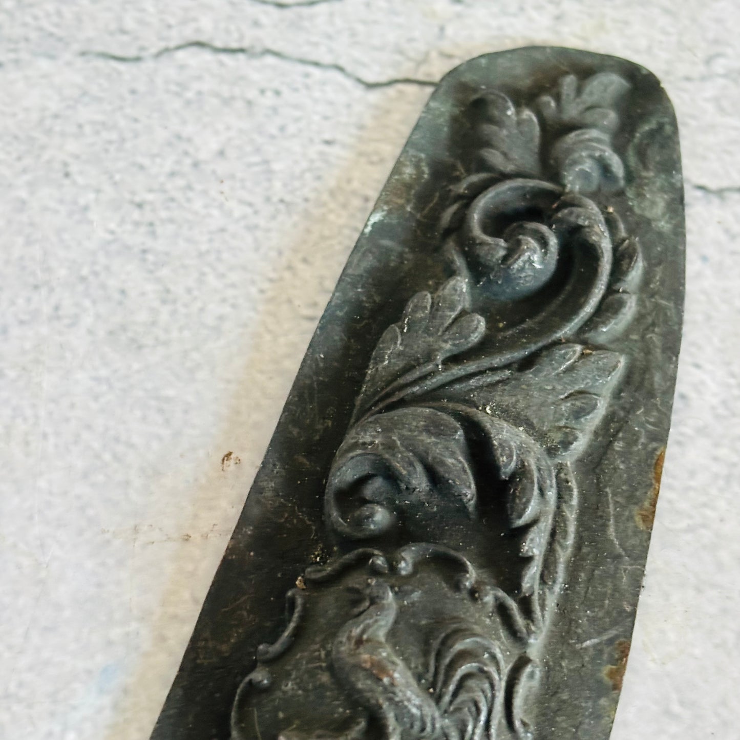 Antique Zinc Moulds Unique Heraldic Designs | The Urban Vintage Affair