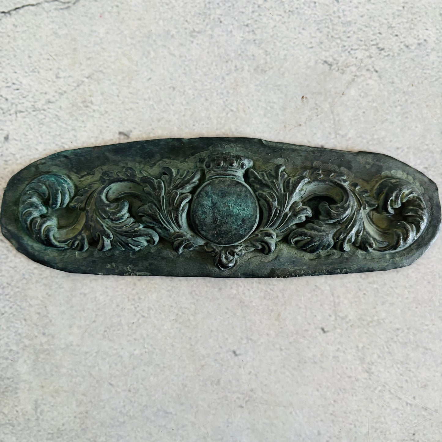 Antique Zinc Moulds Unique Heraldic Designs | The Urban Vintage Affair
