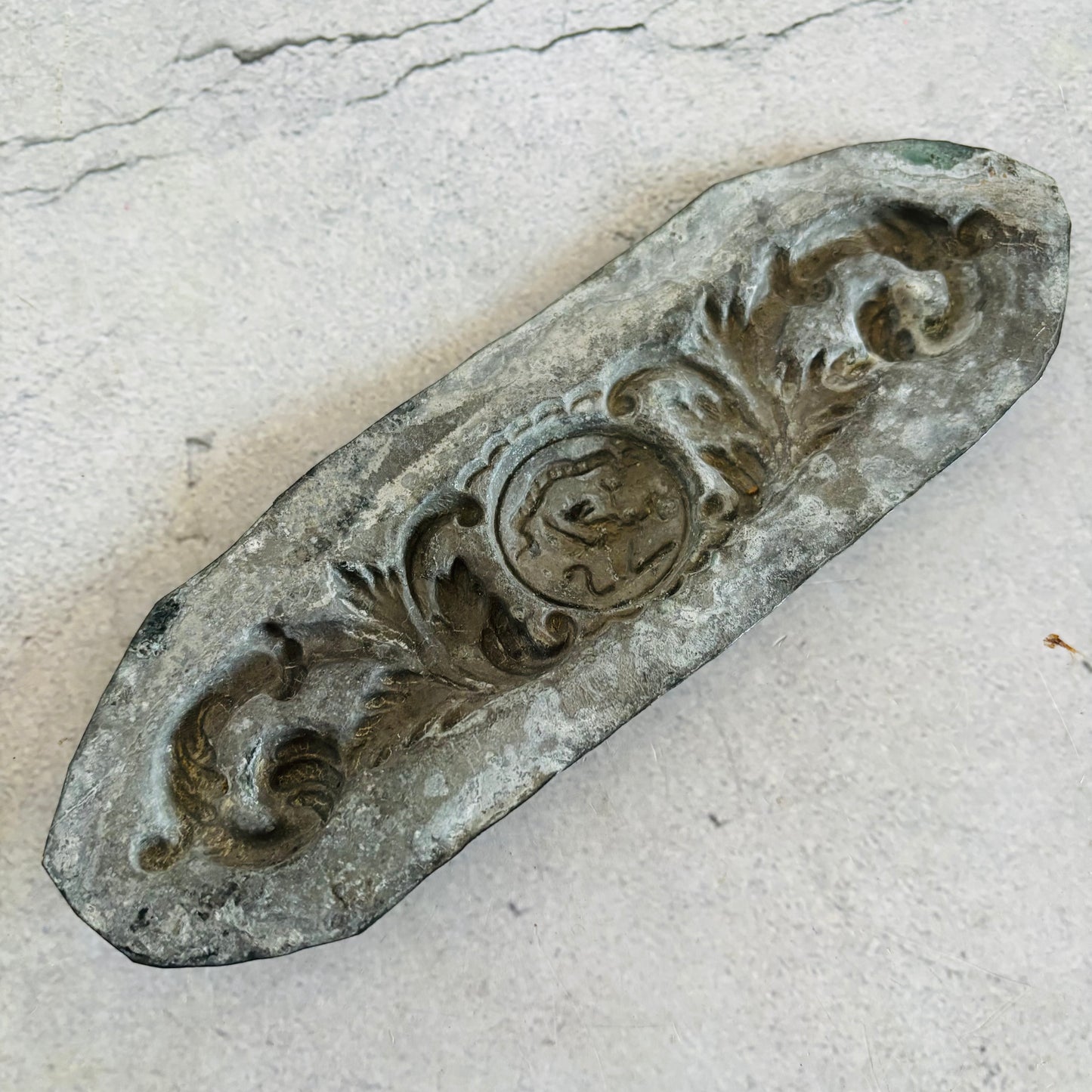 Antique Zinc Moulds Unique Heraldic Designs | The Urban Vintage Affair
